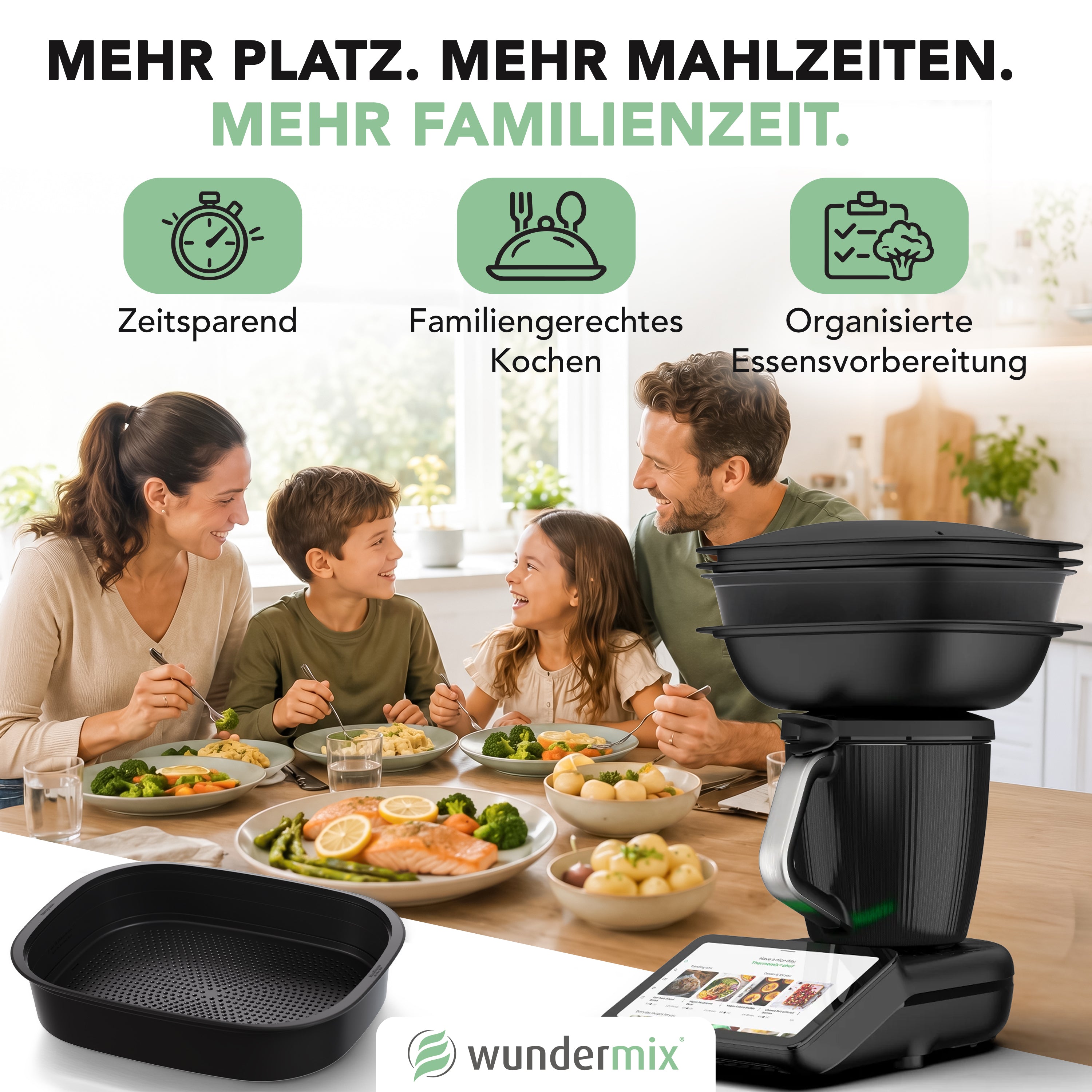 MaxiSteam® | Extension Varoma avec plateau pour Thermomix TM7