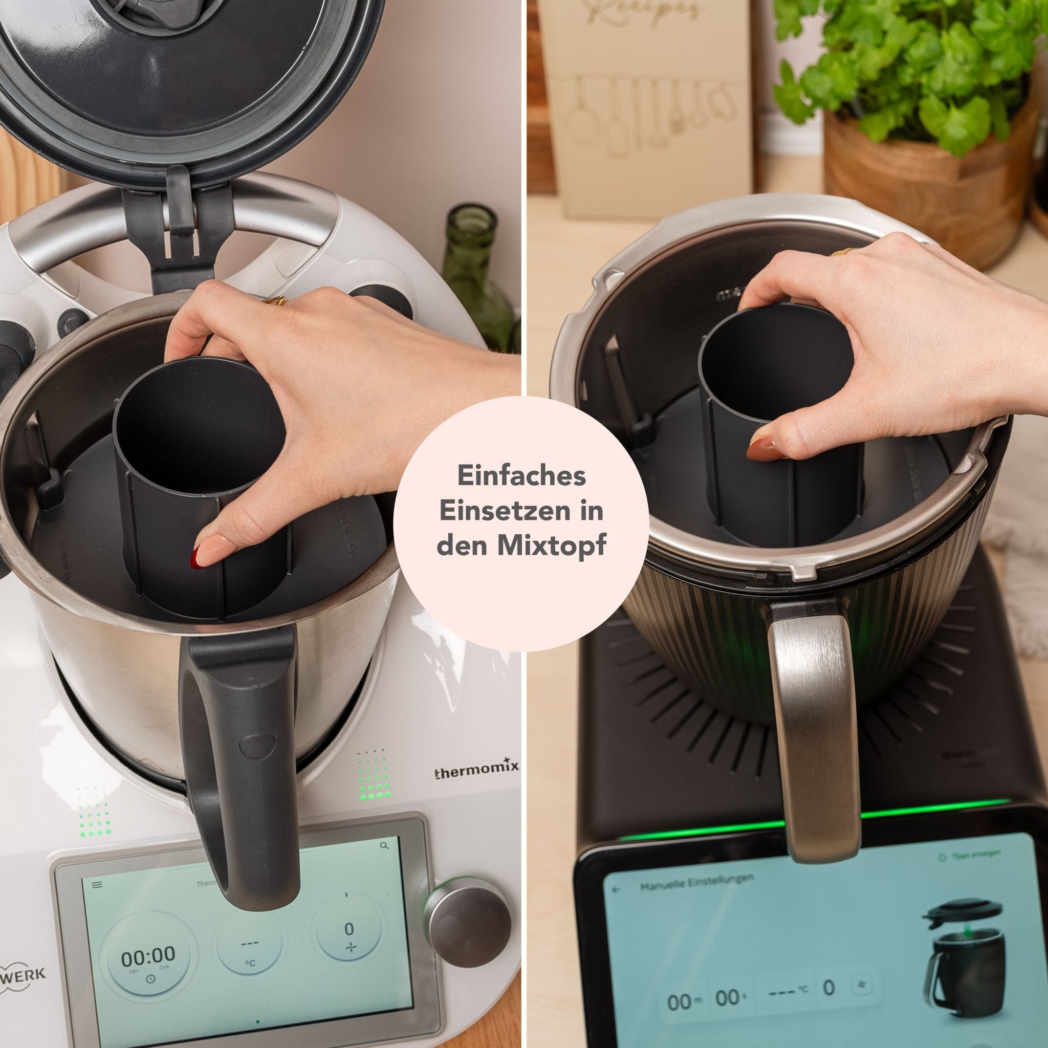 Wundermix - Miximizer® Réducteur de bol pour Thermomix (TM31) • Hacher Wundermix - Miximizer® Réducteur de bol pour Thermomix (TM31) • Hacher