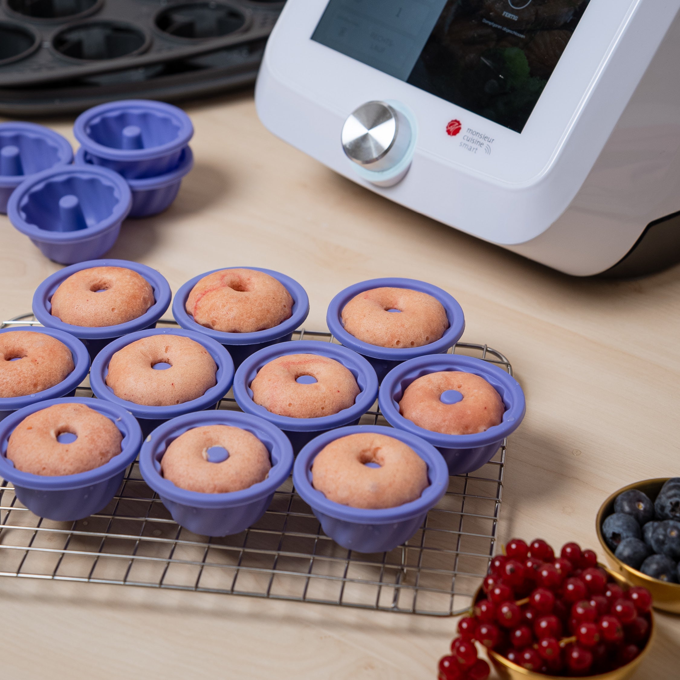 Muffinizer® | w tym 10 form do Monsieur Cuisine Smart, Trend, Connect