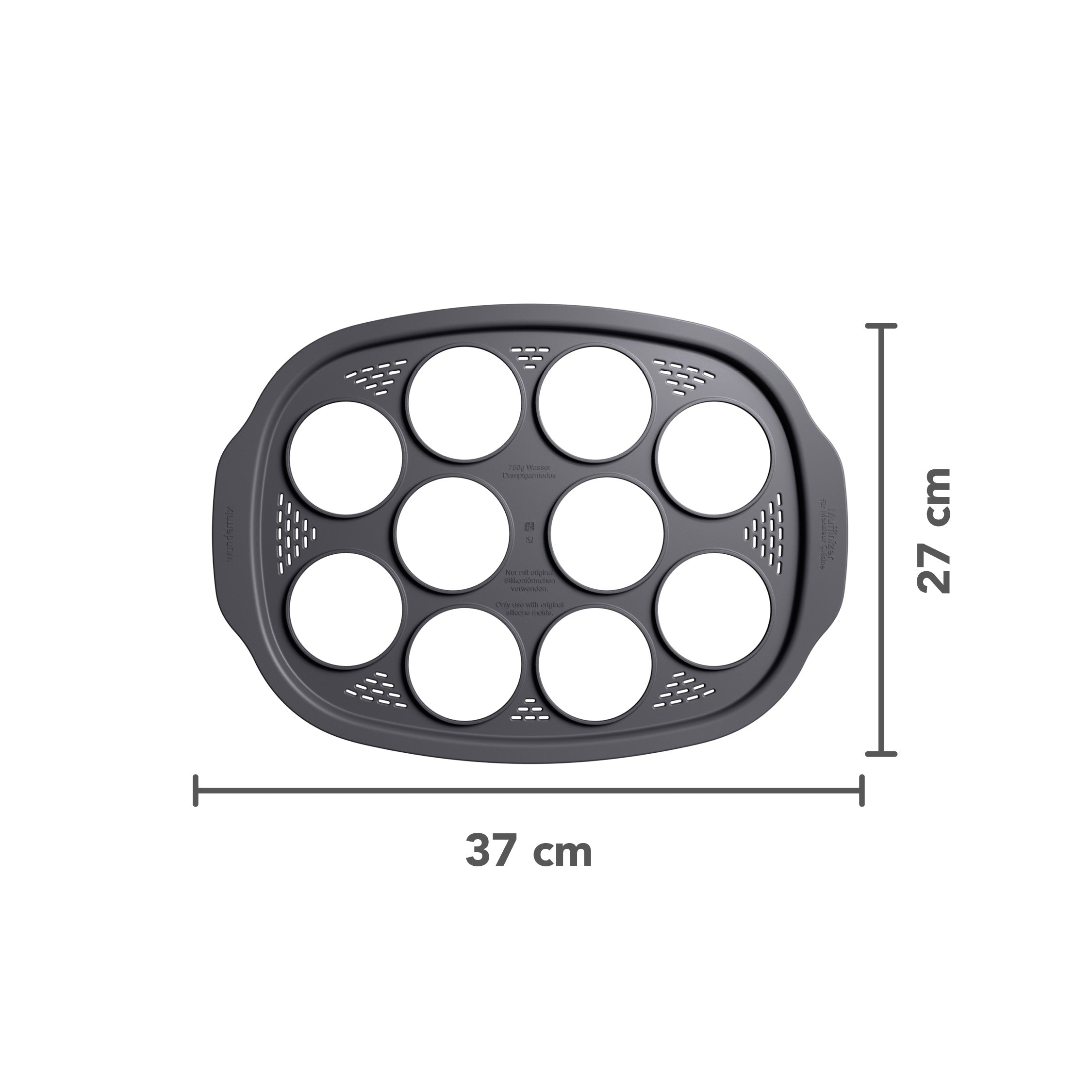 Muffinizer® | w tym 10 form do Monsieur Cuisine Smart, Trend, Connect