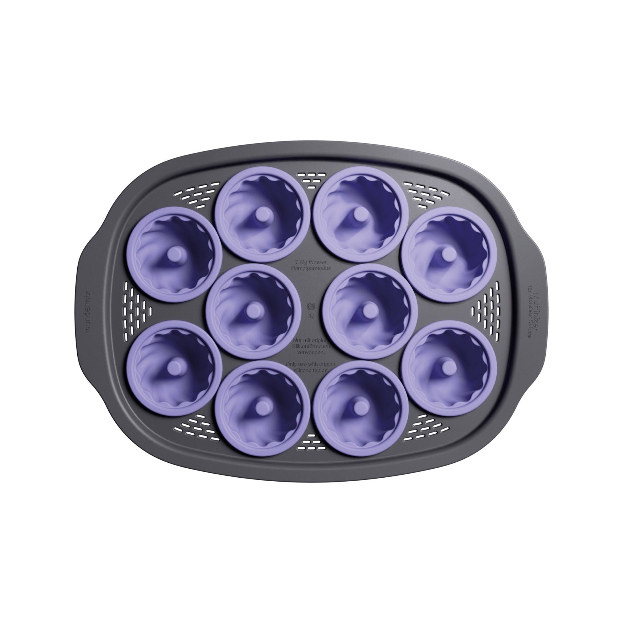 Muffinizer® | inkl. 10 Förmchen für Monsieur Cuisine Smart, Trend, Connect - Wundermix GmbH