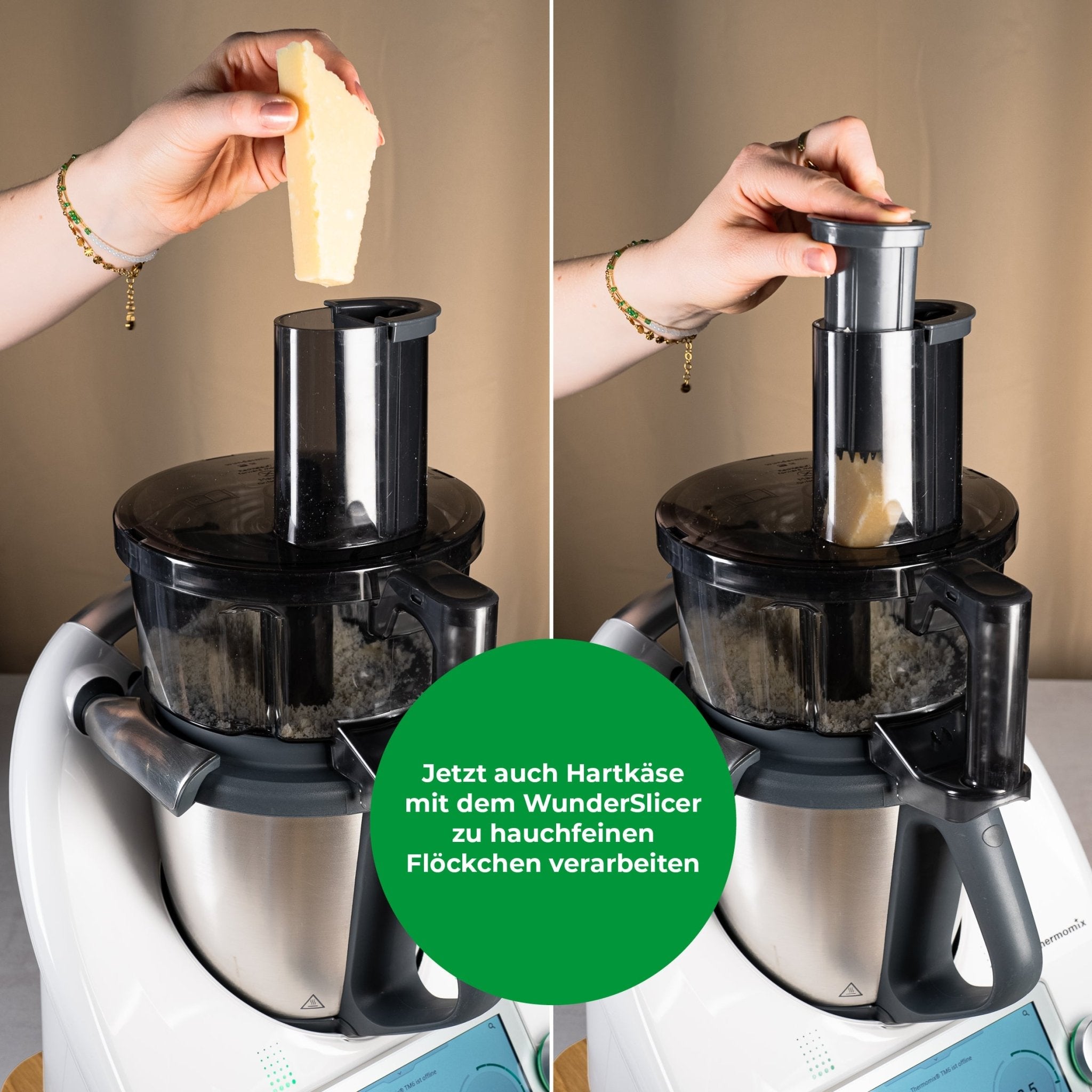 Parmesanscheibe für WunderSlicer Gemüseschneider - Wundermix GmbH