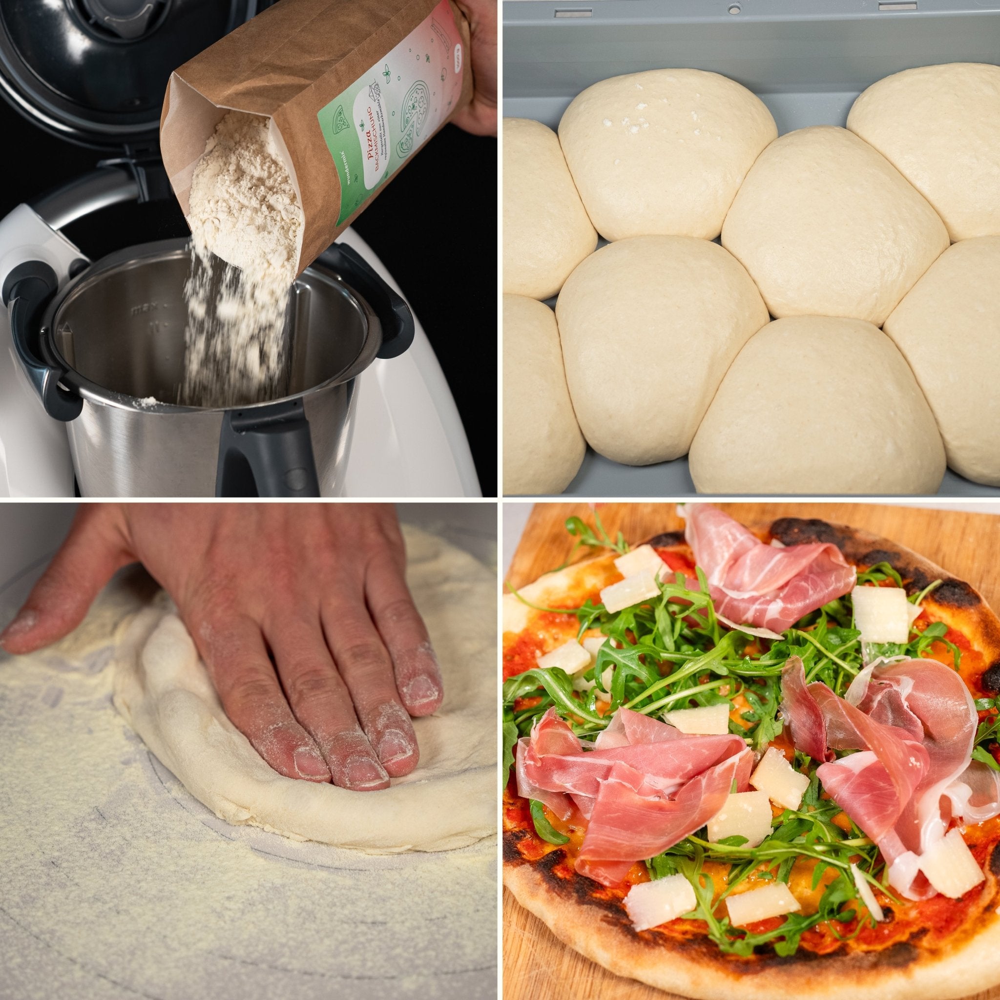 Pizza - Backmischung für 8 köstliche Pizzen | 1000 g - Wundermix GmbH