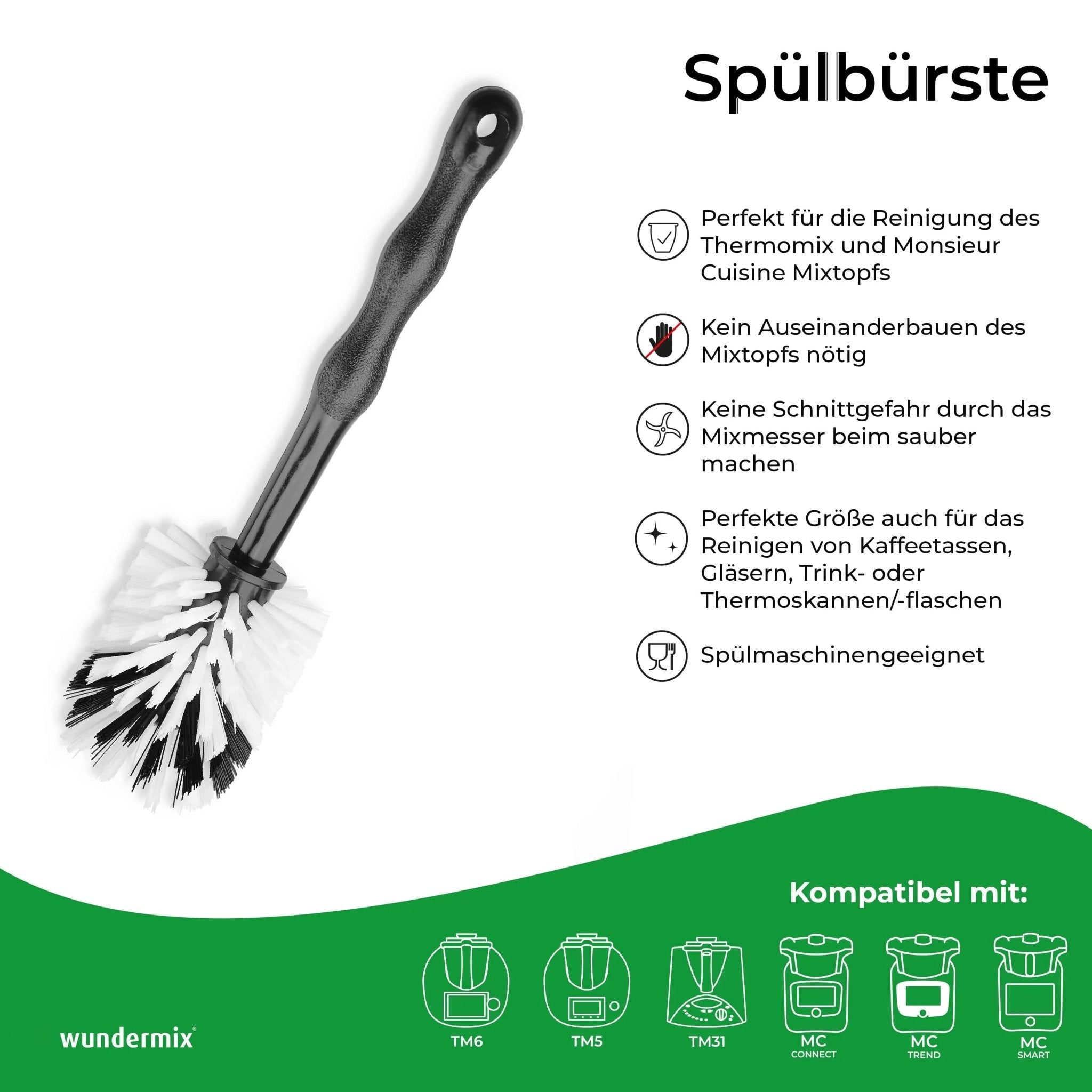 Brosse vaisselle en bois blackwood - 5five Brosse vaisselle en bois blackwood - 5five