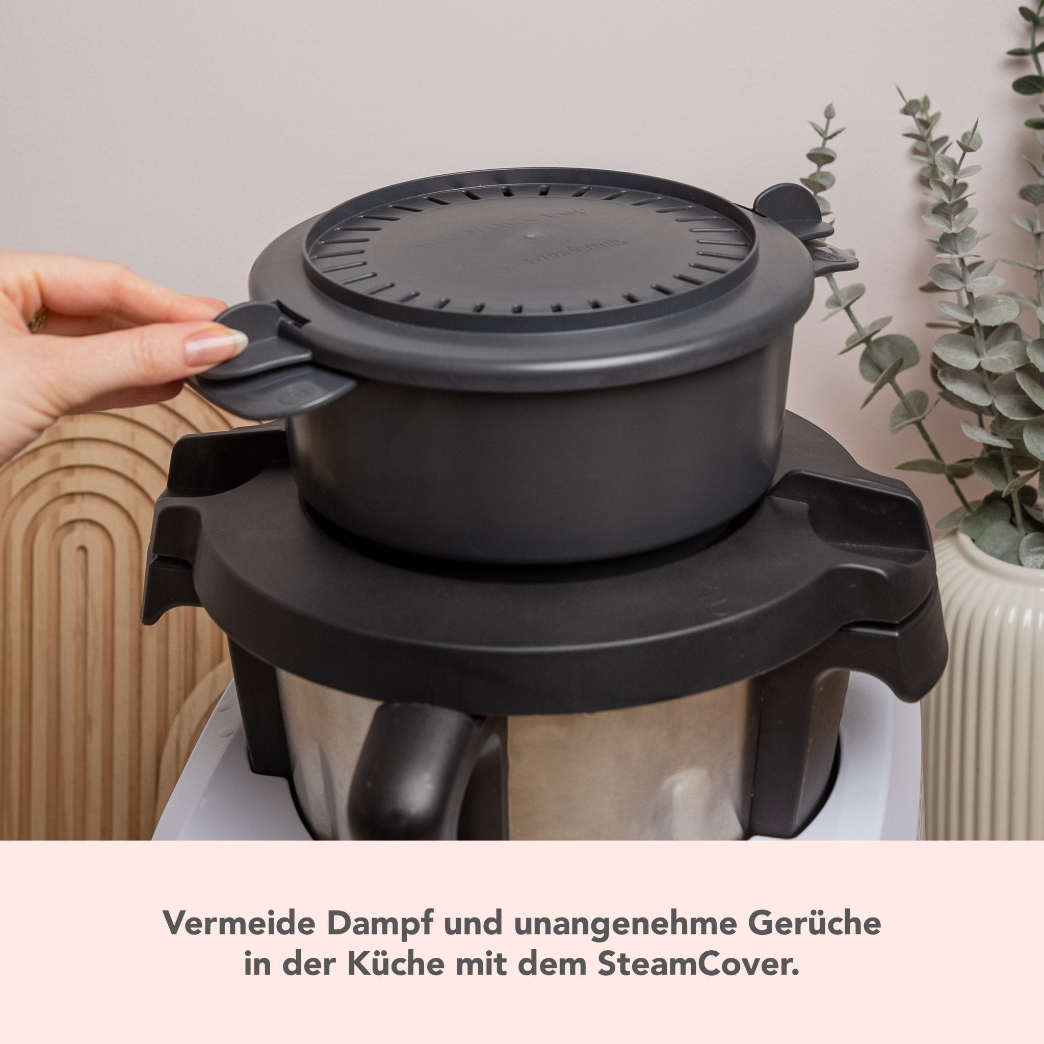 SteamCover® | Dampf - und Geruchsfilter für den Monsieur Cuisine Smart, Trend, Connect & Compact - Wundermix GmbH