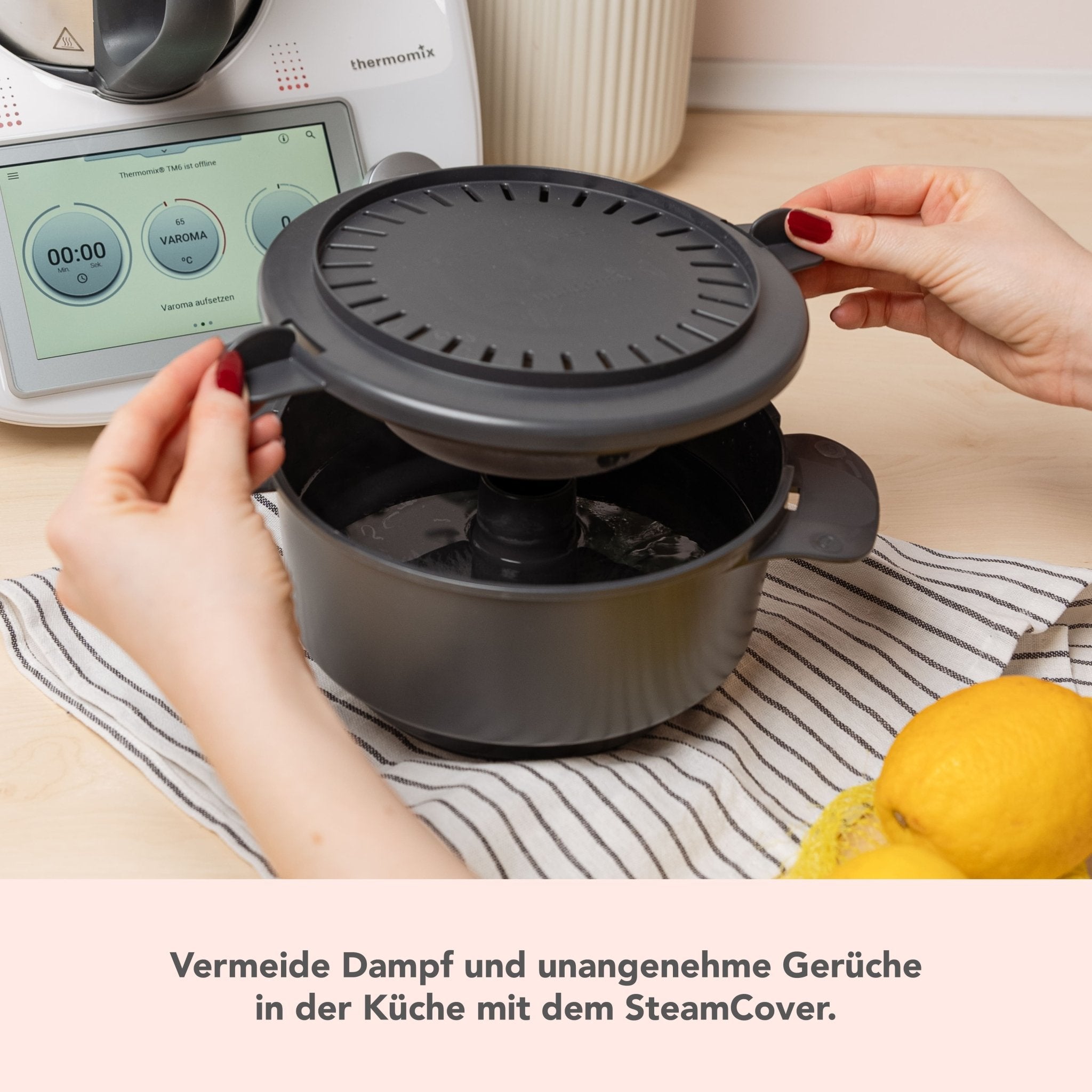 SteamCover® | Dampf - und Geruchsfilter für Thermomix TM6, TM5, TM31, TM Friend - Wundermix GmbH