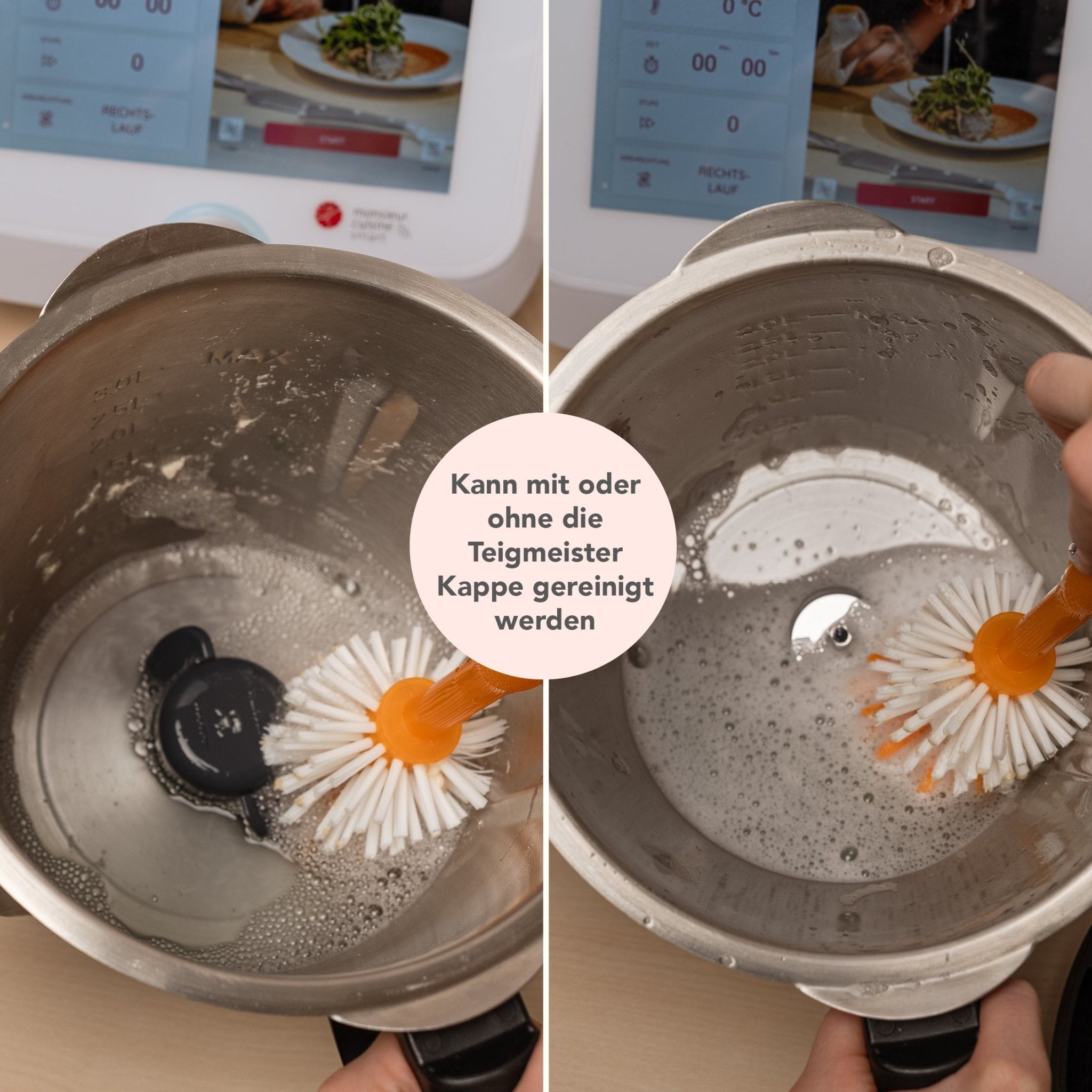 TeigMeister | Kneteinsatz für Monsieur Cuisine Connect, Trend, Smart & Compact - Wundermix GmbH