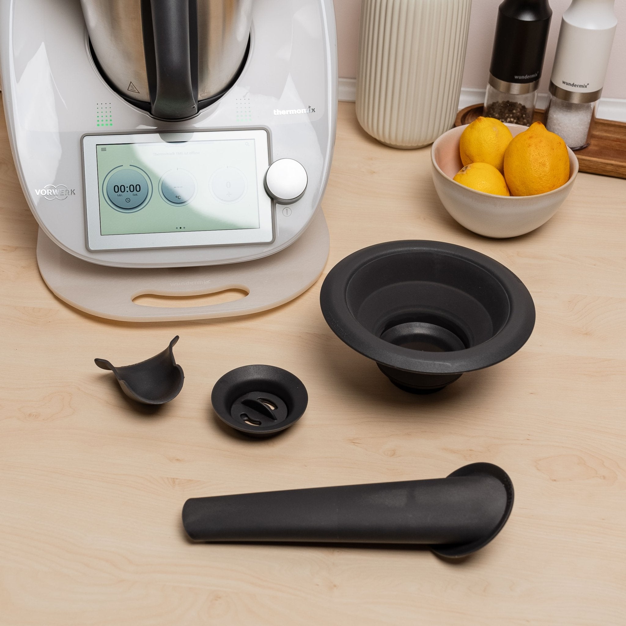 Trichtix® | Multifunktionstrichter 4er - Set für TM6, TM5 - Wundermix GmbH