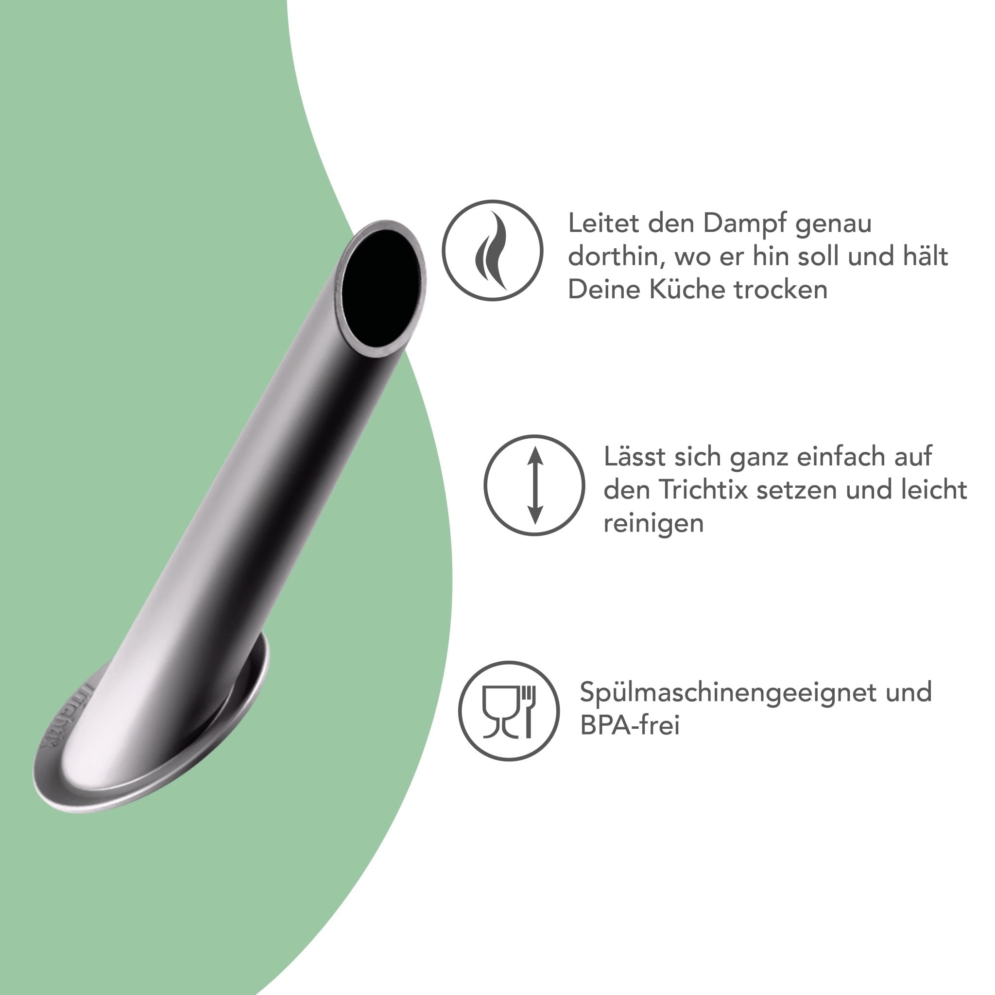 [Erweiterung] Trichtix® Dampfumleiter | passend nur für Trichtix - Wundermix GmbH