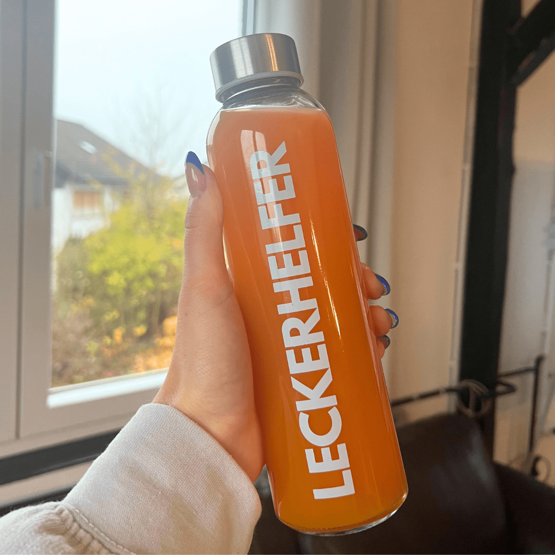Trinkflasche Glas 500 ml BPA-frei