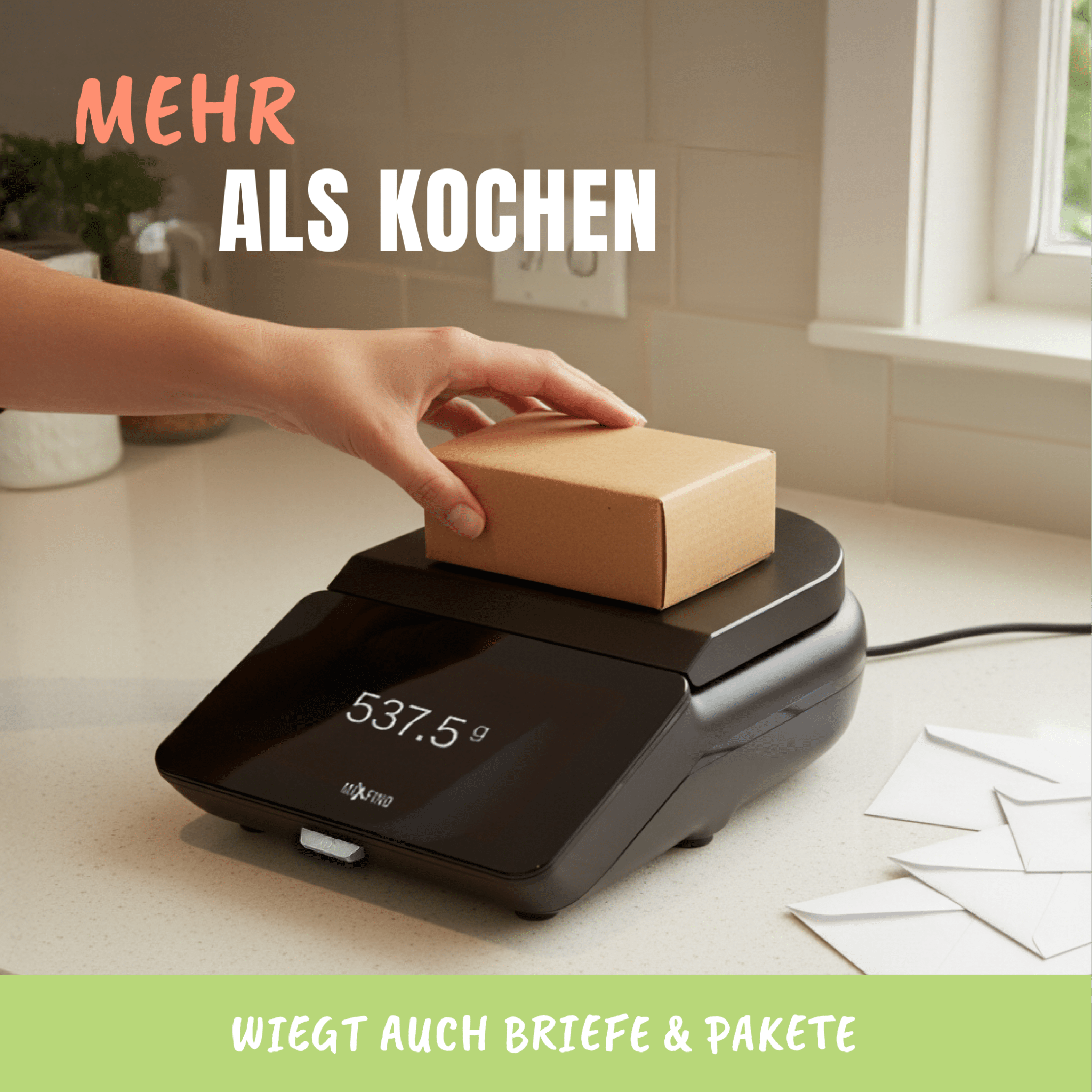 WiegeBase von MixFino® | Wiege - Aufsatz & Schutz für Thermomix TM7 - Wundermix GmbH