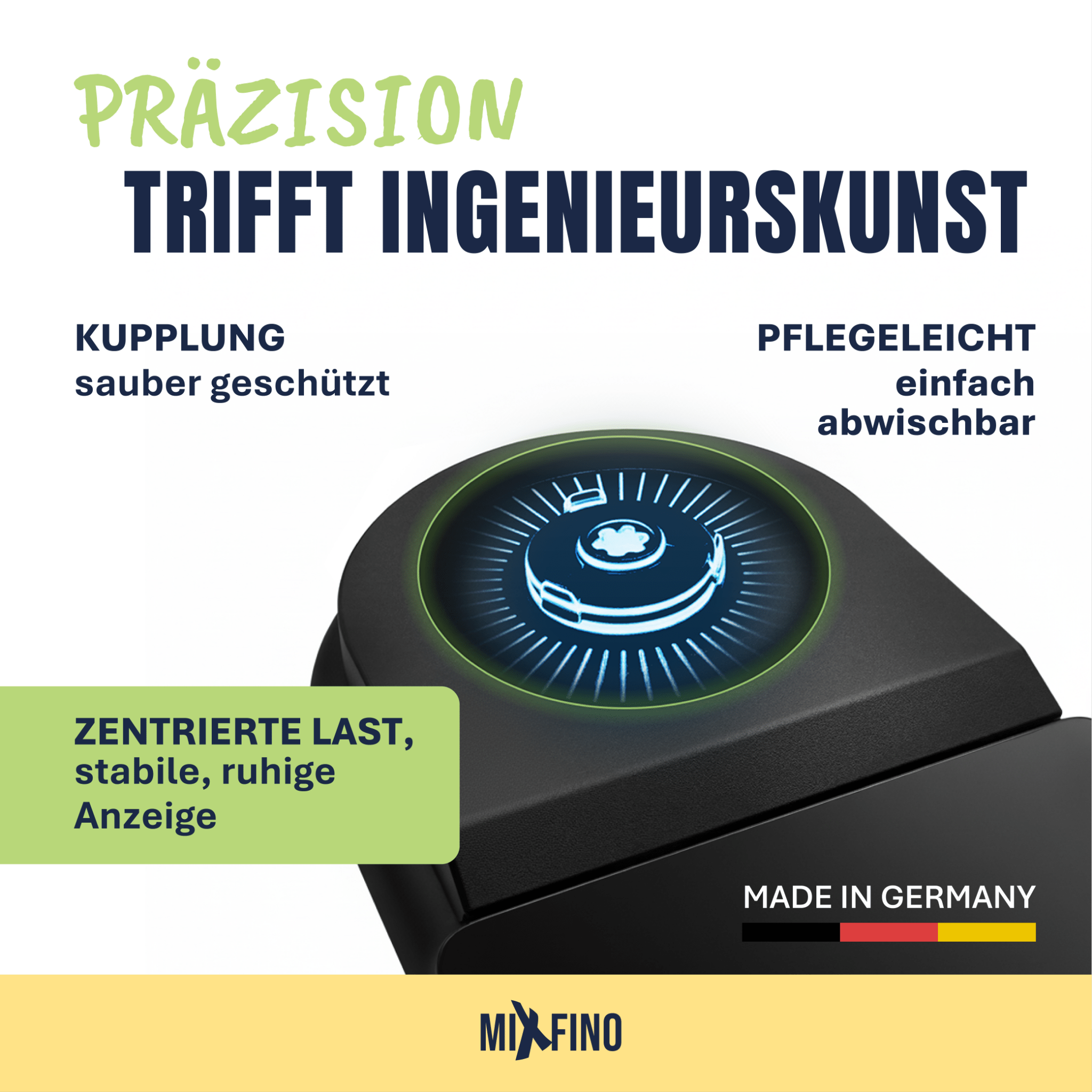 WiegeBase von MixFino® | Wiege - Aufsatz & Schutz für Thermomix TM7 - Wundermix GmbH