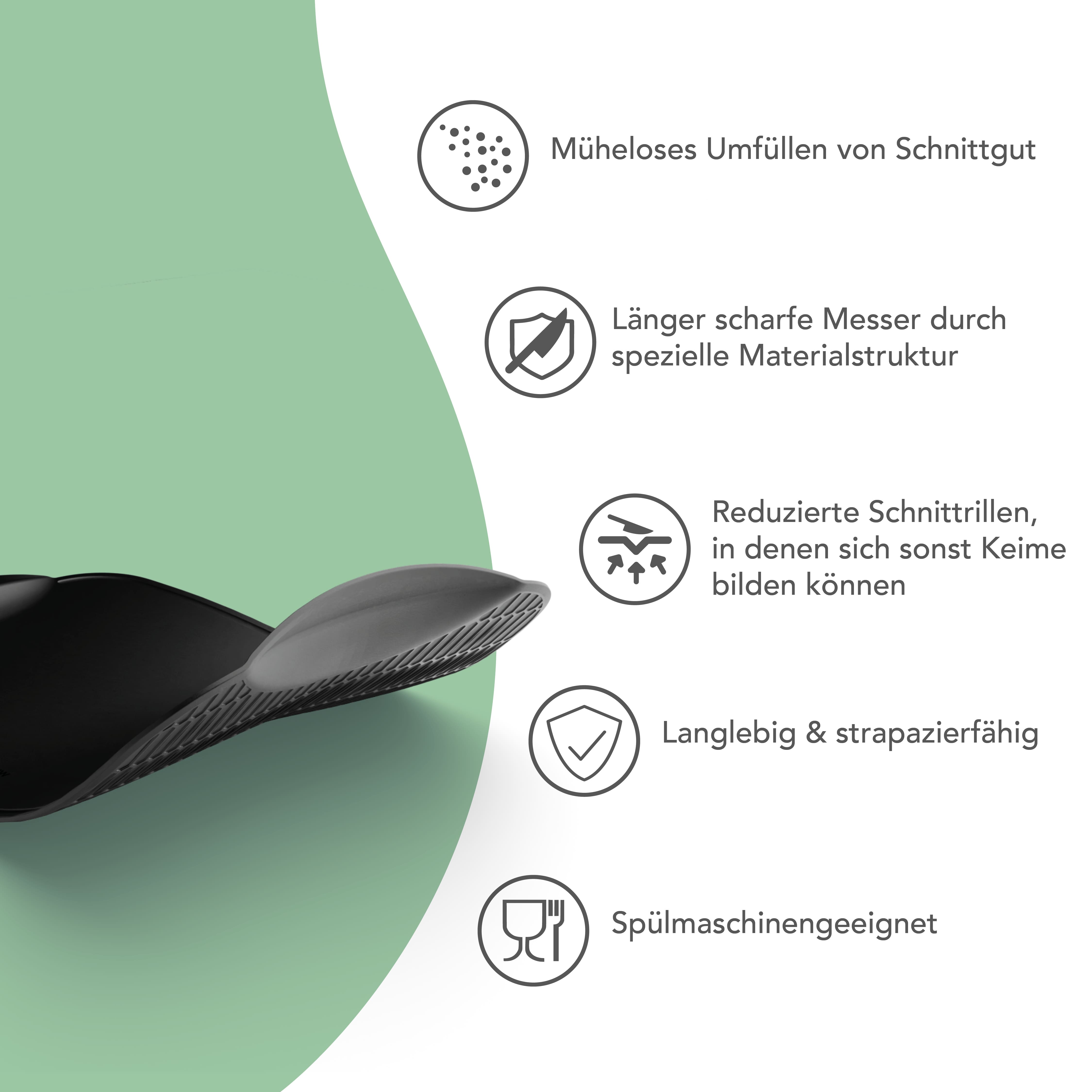 WunderBoard® V1 | Deska do krojenia 2 w 1 w rozmiarze M