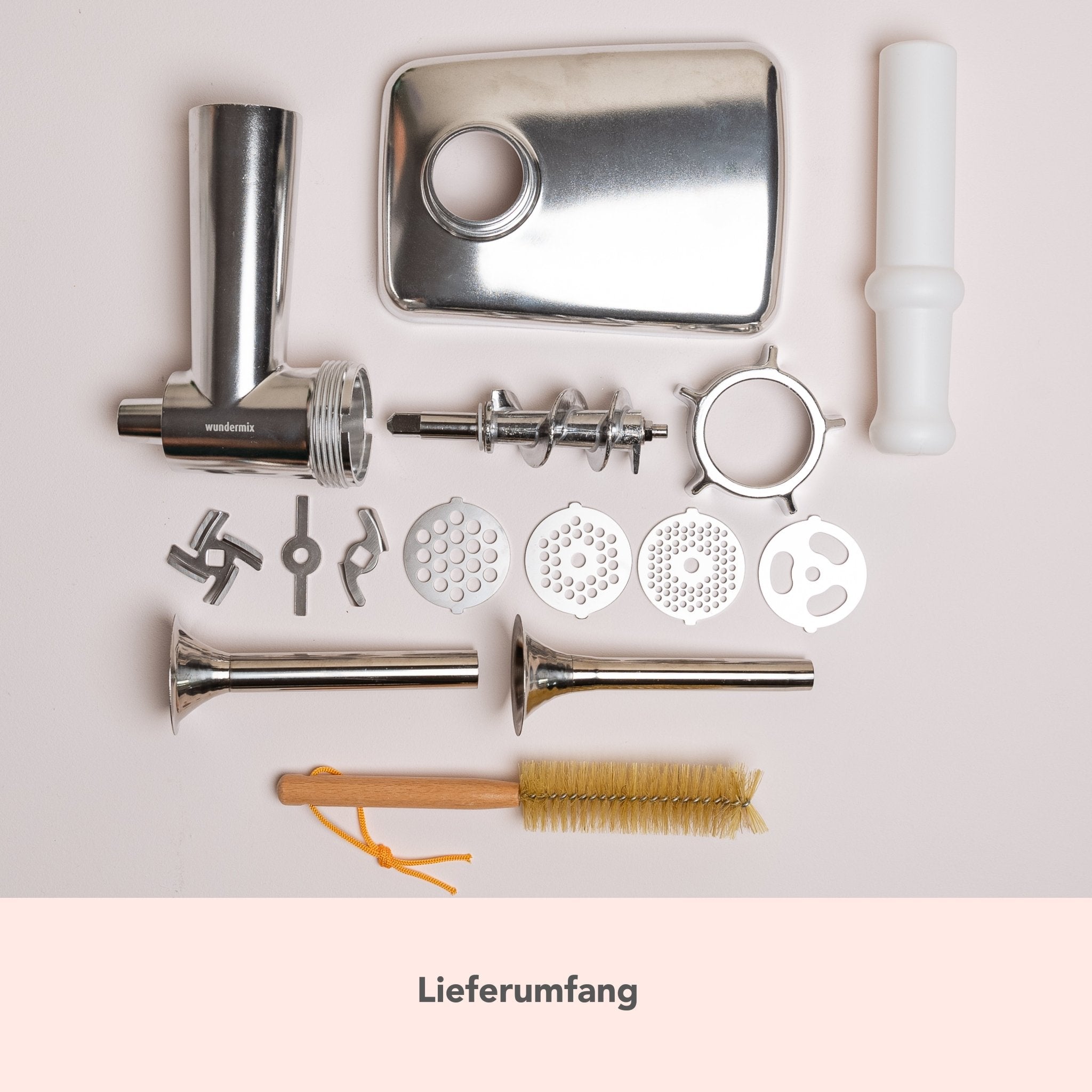 [B - Ware] Fleischwolf mit Wurstfüllhorn für WunderCentix® - Wundermix GmbH