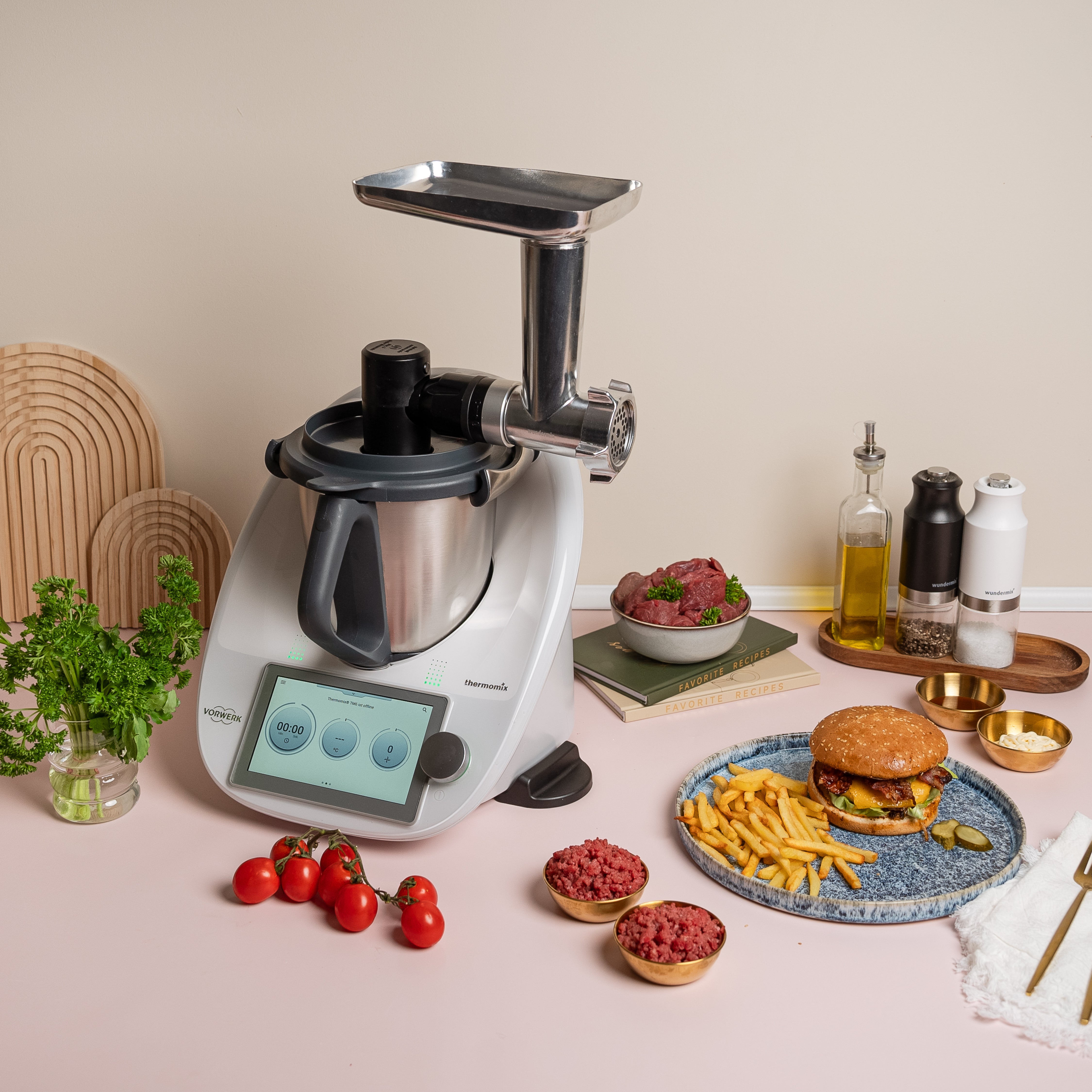 [B-Ware] Fleischwolf mit Wurstfüllhorn für WunderCentix®