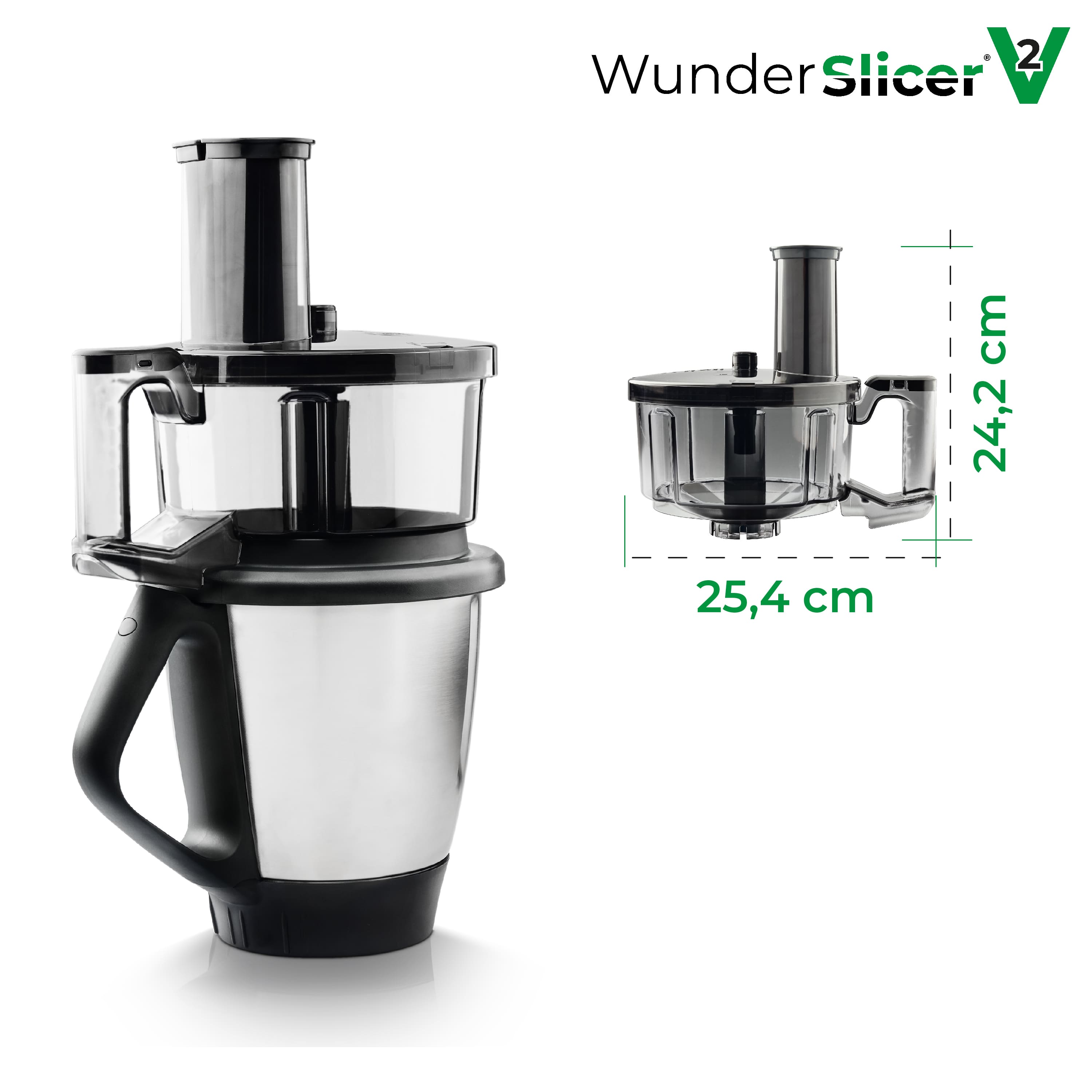 WunderSlicer® V2 | Vegetable cutter for Thermomix TM6, TM5 - PRE-SALE