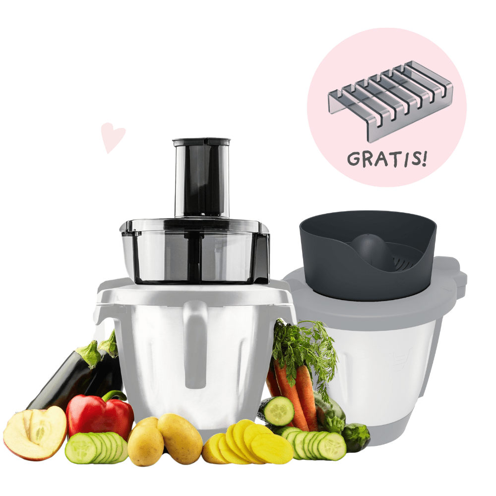 WunderSlicer® & WunderJuicer® Set für Monsieur Cuisine Connect, Trend & Smart + GRATIS - Wundermix GmbH