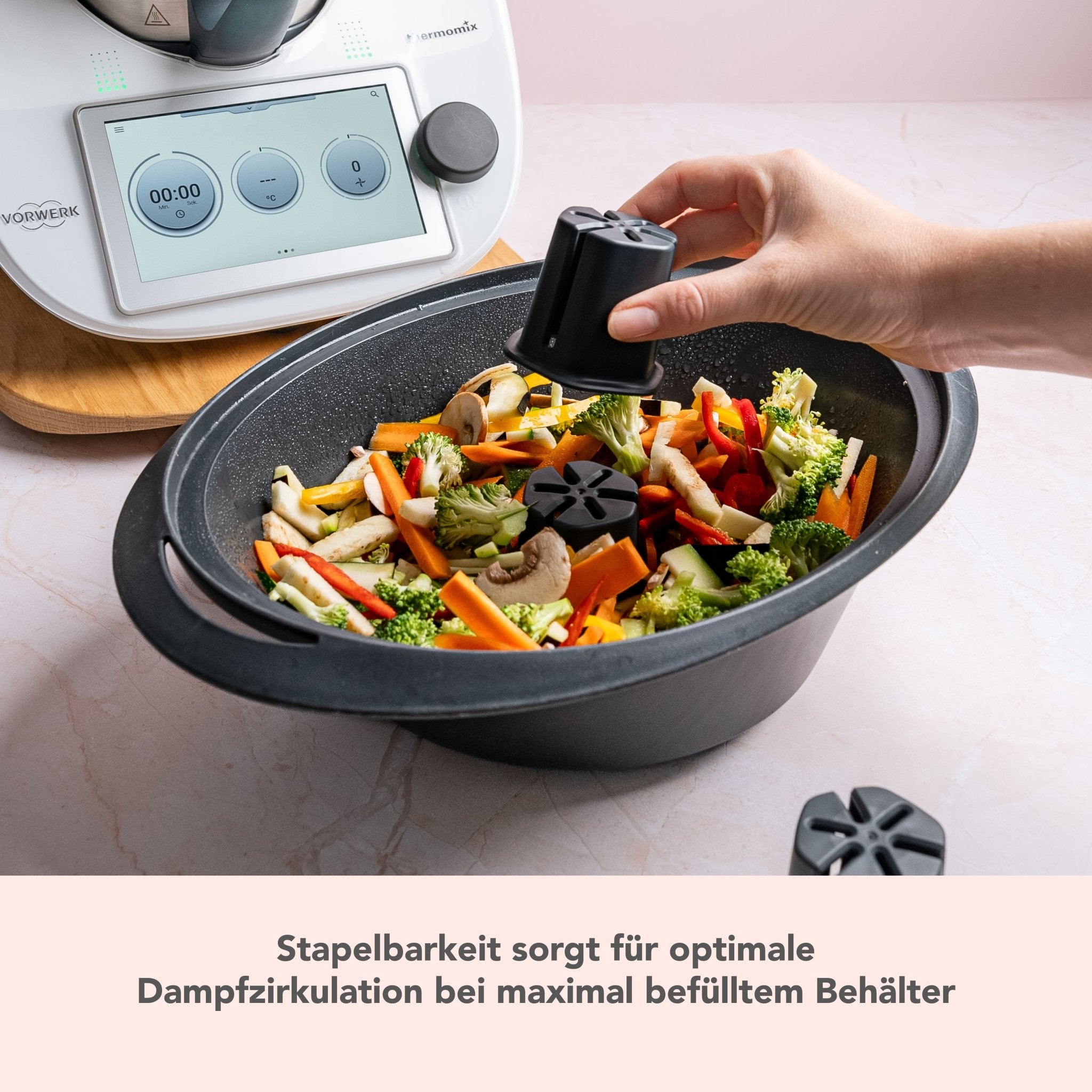 WunderSteam® V2 | Dampfgar - Kamin für Thermomix, Monsieur Cuisine, Cookit - Wundermix GmbH