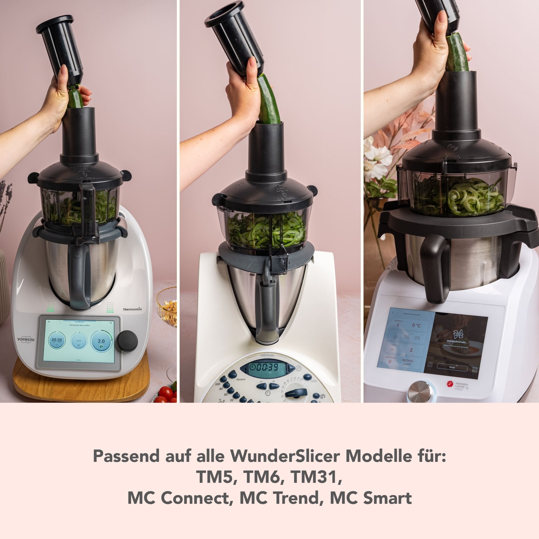 [Erweiterung] WunderZoodler® | Spiralschneider für WunderSlicer - Wundermix GmbH