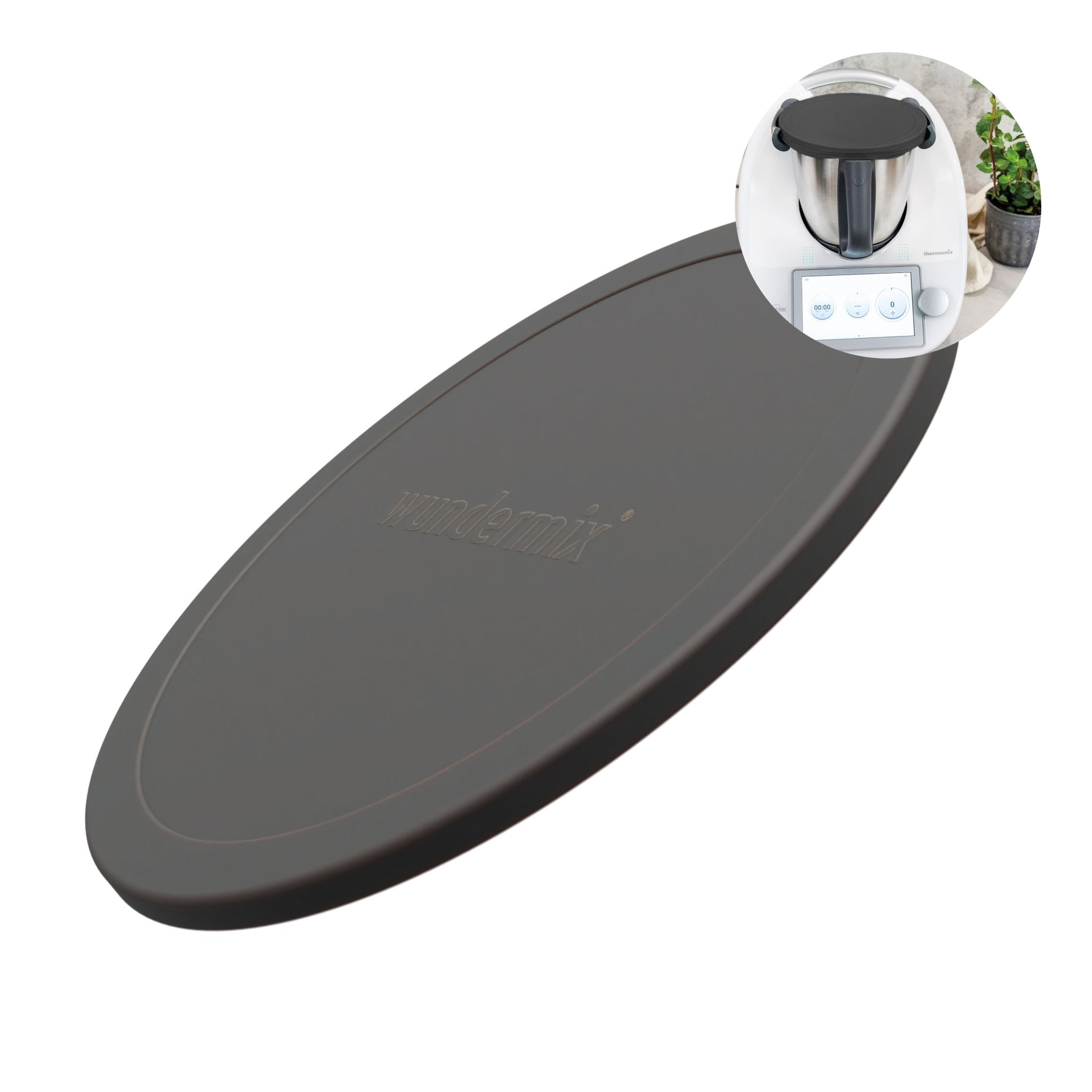 Coperchio Per Bimby TM5/TM6 Con Clip E Guarnizione - Ricambio Con Spazzola - Foto 2