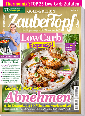 ZauberTopf Gold - Edition "Low Carb Express" - Ausgabe 01/2026 - Wundermix GmbH