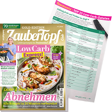 ZauberTopf Gold - Edition "Low Carb Express" - Ausgabe 01/2026 - Wundermix GmbH