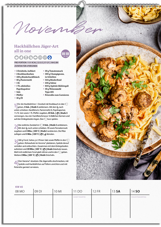 ZauberTopf - Weekly Calendar 2027