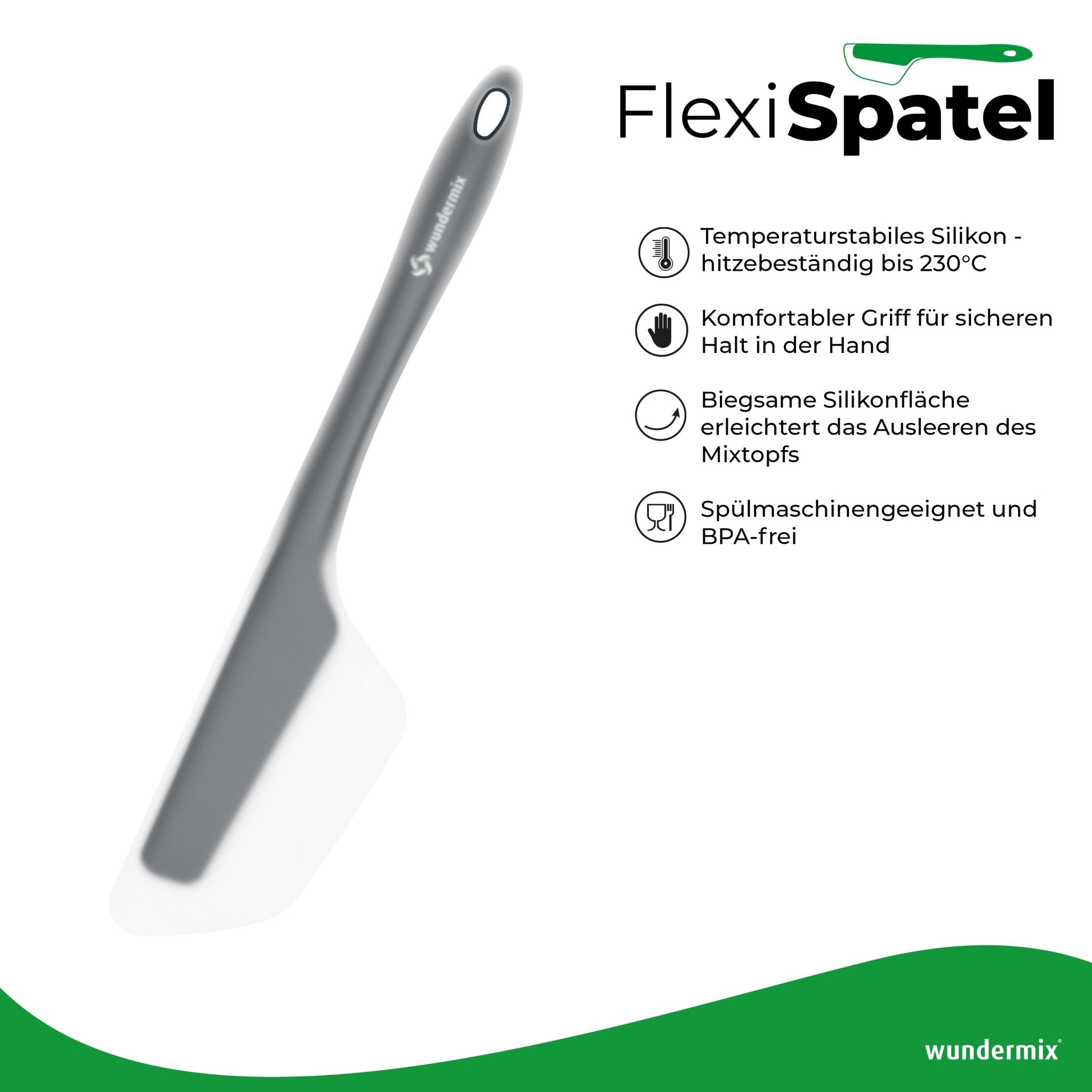 [B - Ware] FlexiSpatel® | Flexibler Spatel für deine Küchenmaschine - Wundermix GmbH
