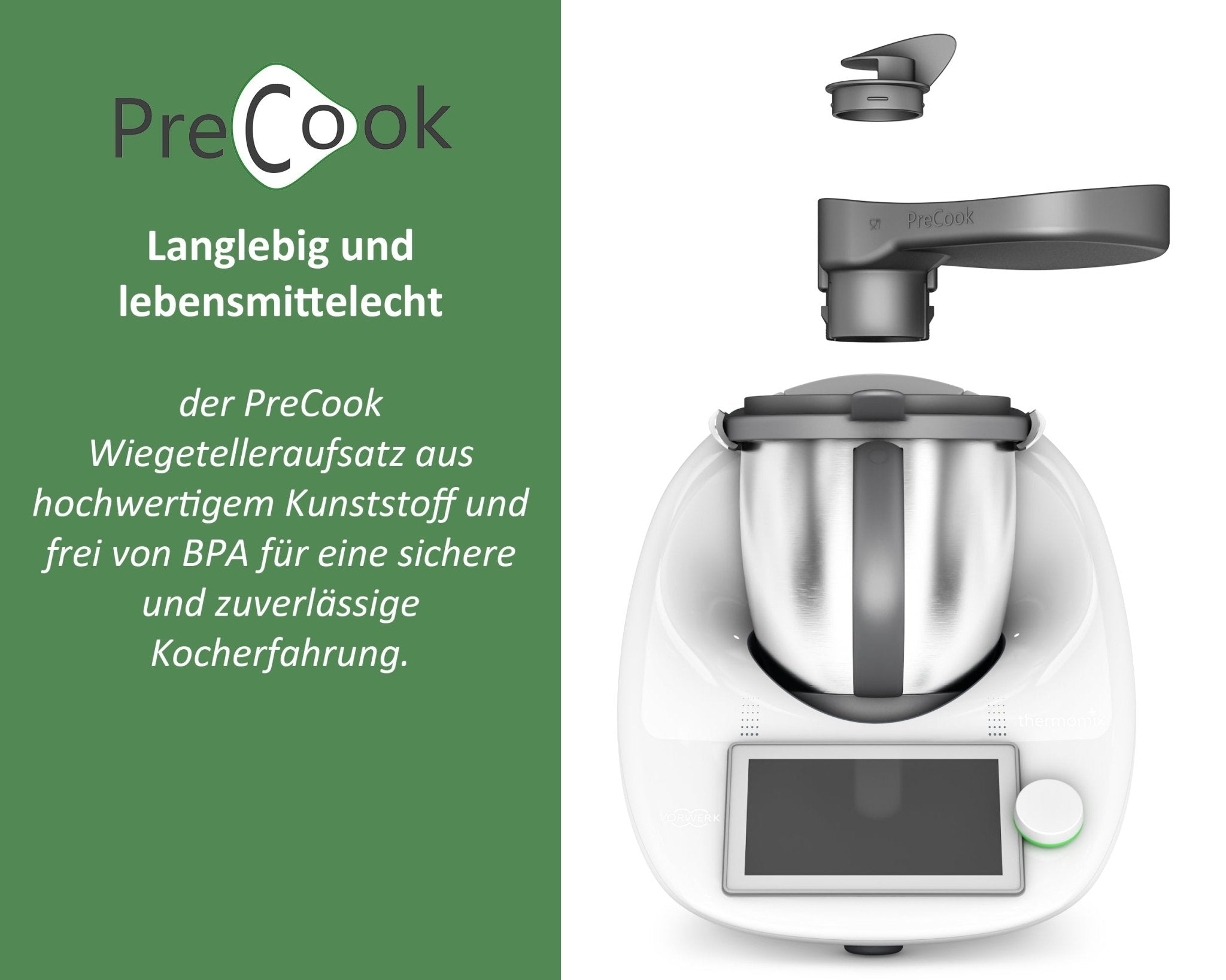 Mixle® PreCook | Deckelerweiterung für TM6, TM5, TM31 - Wundermix GmbH