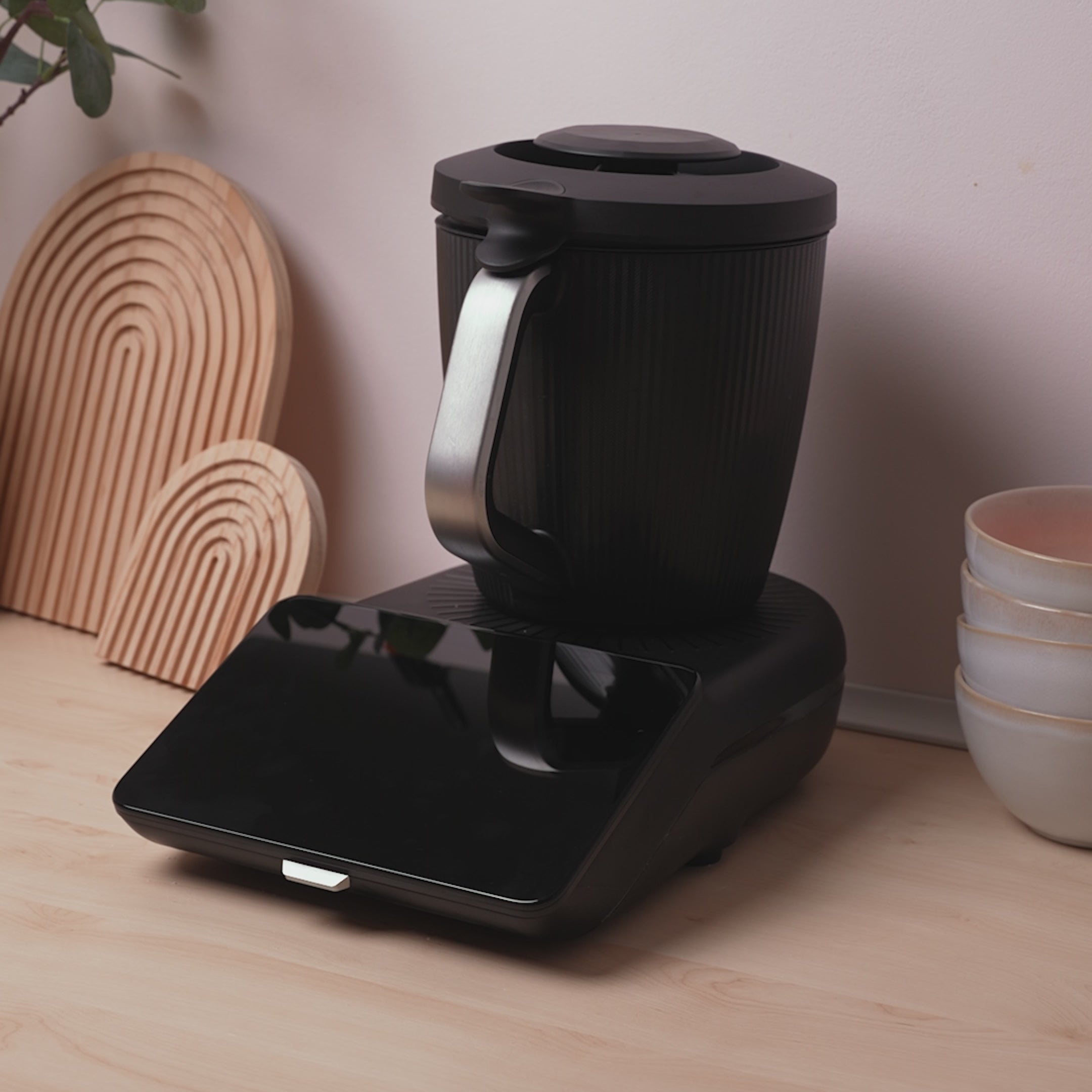 Bambus Gleitbrett Für Thermomix TM6/TM5 – Rutschfester Untergrund Mit Schutz Für Die Waage