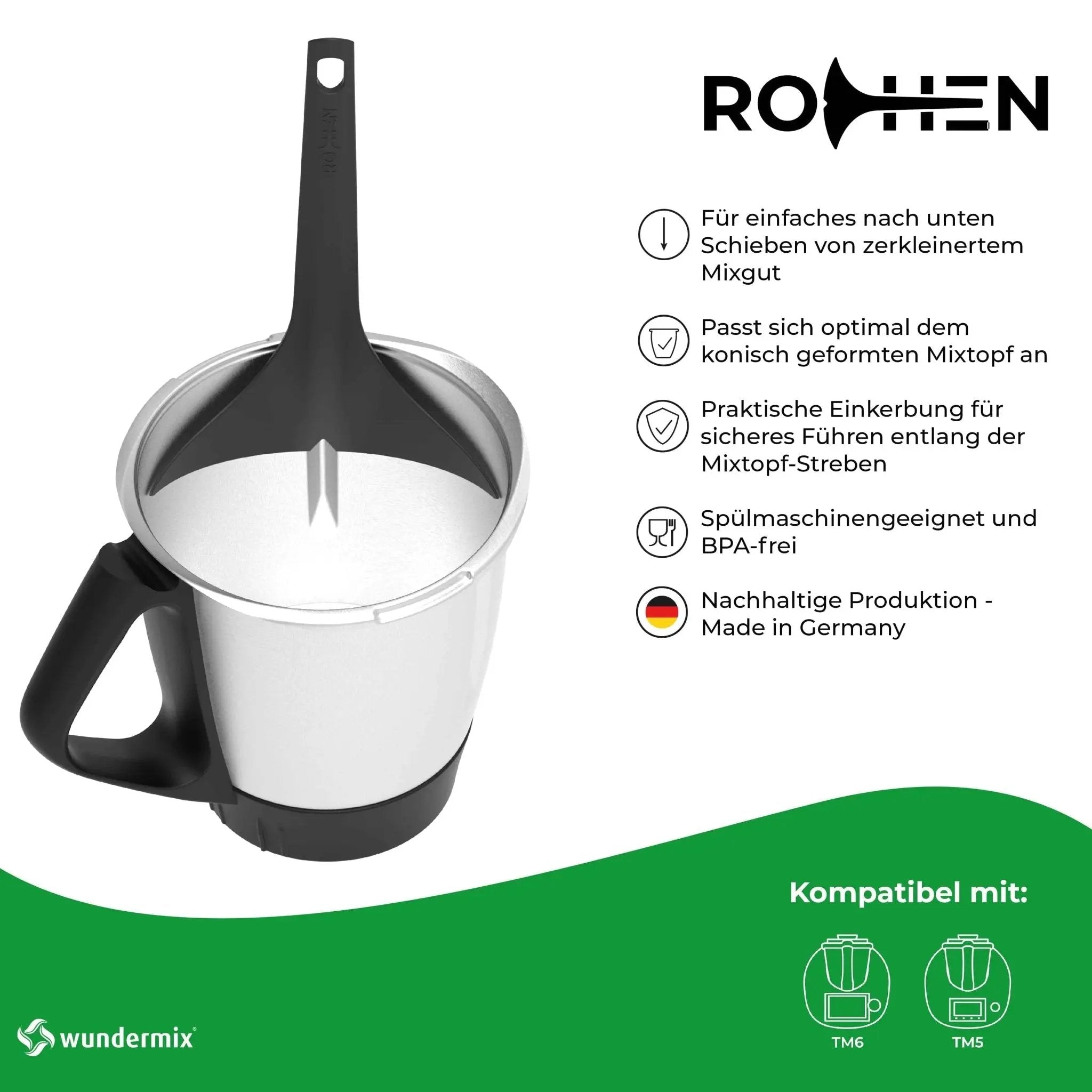 Rochen® | Innenwandspatel für Thermomix TM5, TM6, TM Friend - Wundermix GmbH