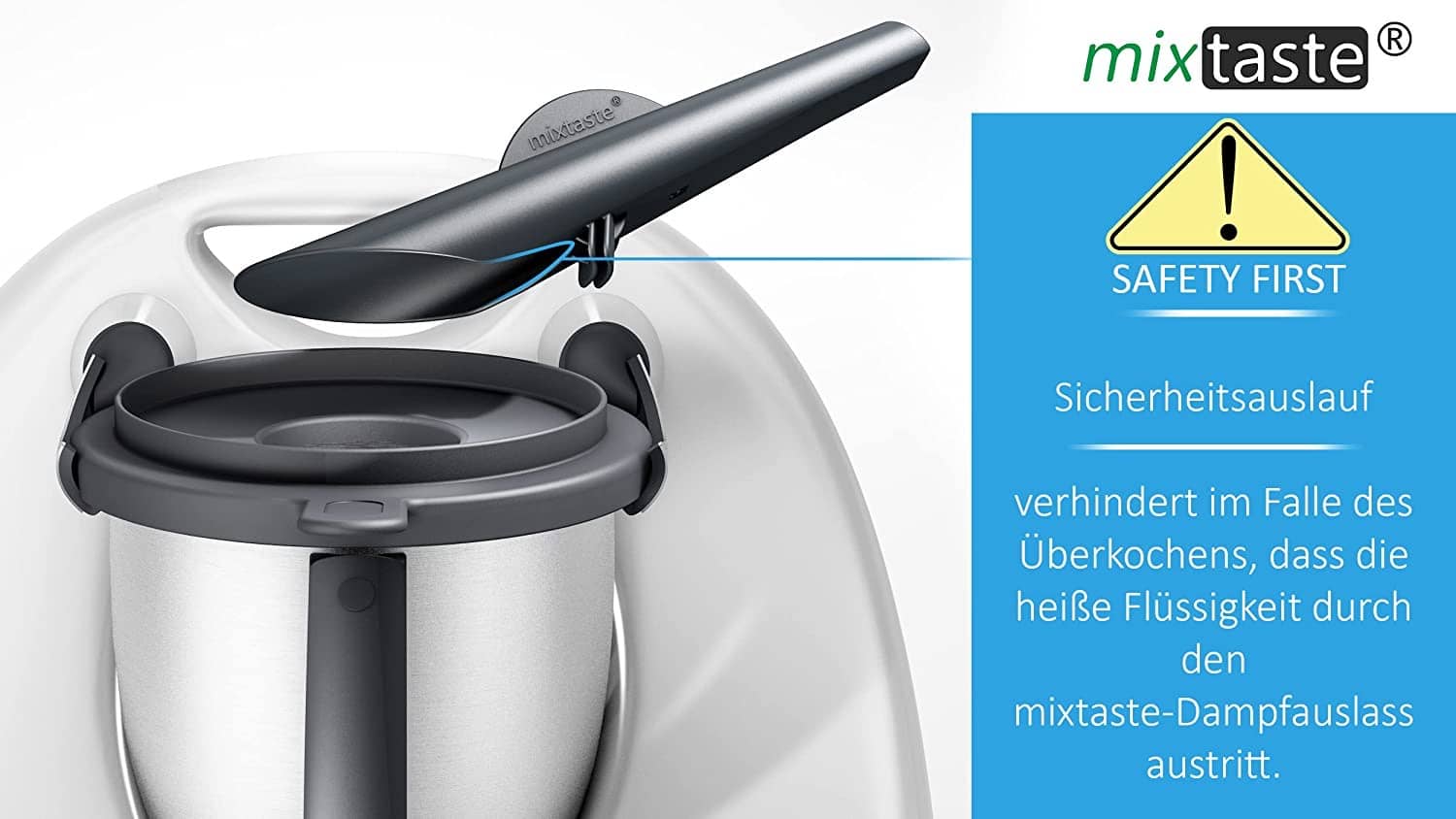 mixtaste® | Dampfumleiter-Kamin für Thermomix TM6, TM5 - Wundermix GmbH