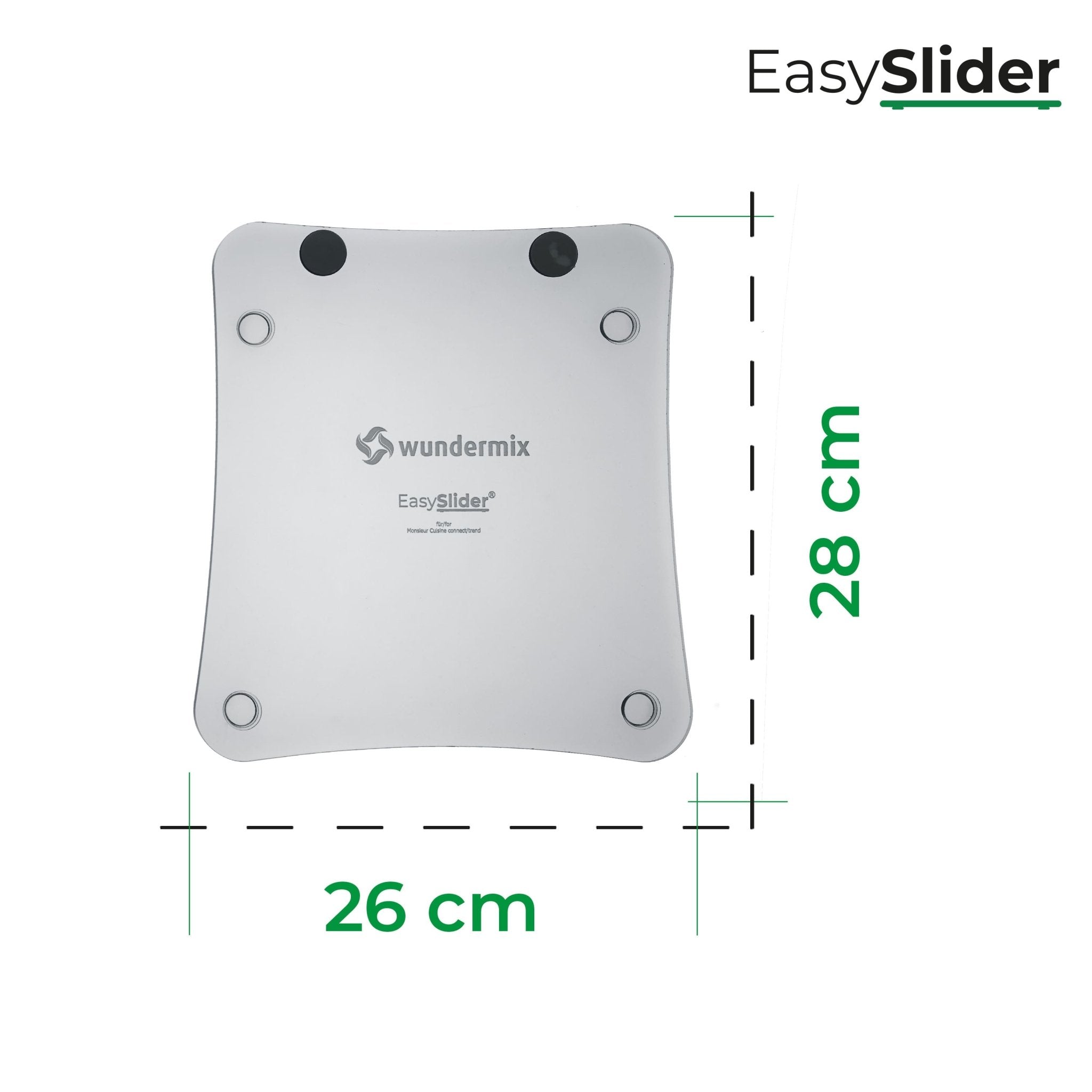 EasySlider® | Gleitbrett aus Acrylglas für Monsieur Cuisine 