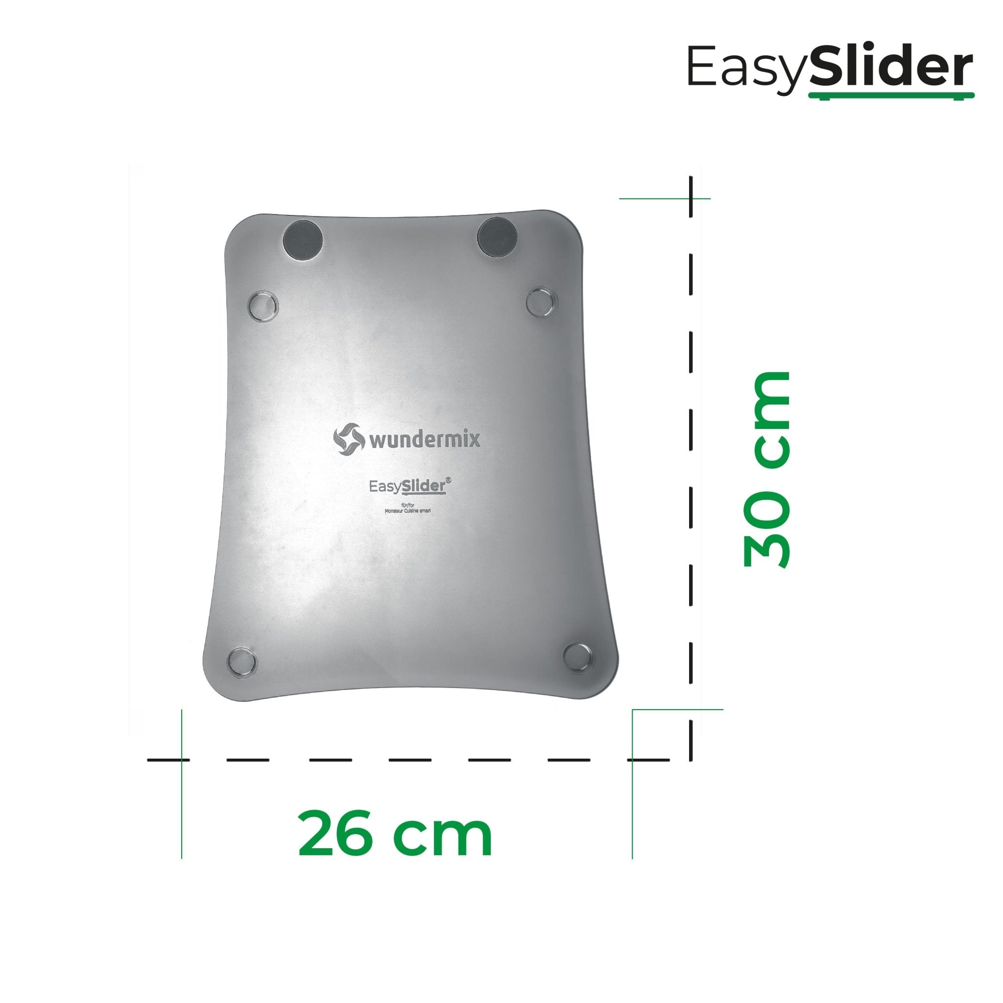 EasySlider® | Gleitbrett aus Acrylglas für Monsieur Cuisine - Wundermix GmbH