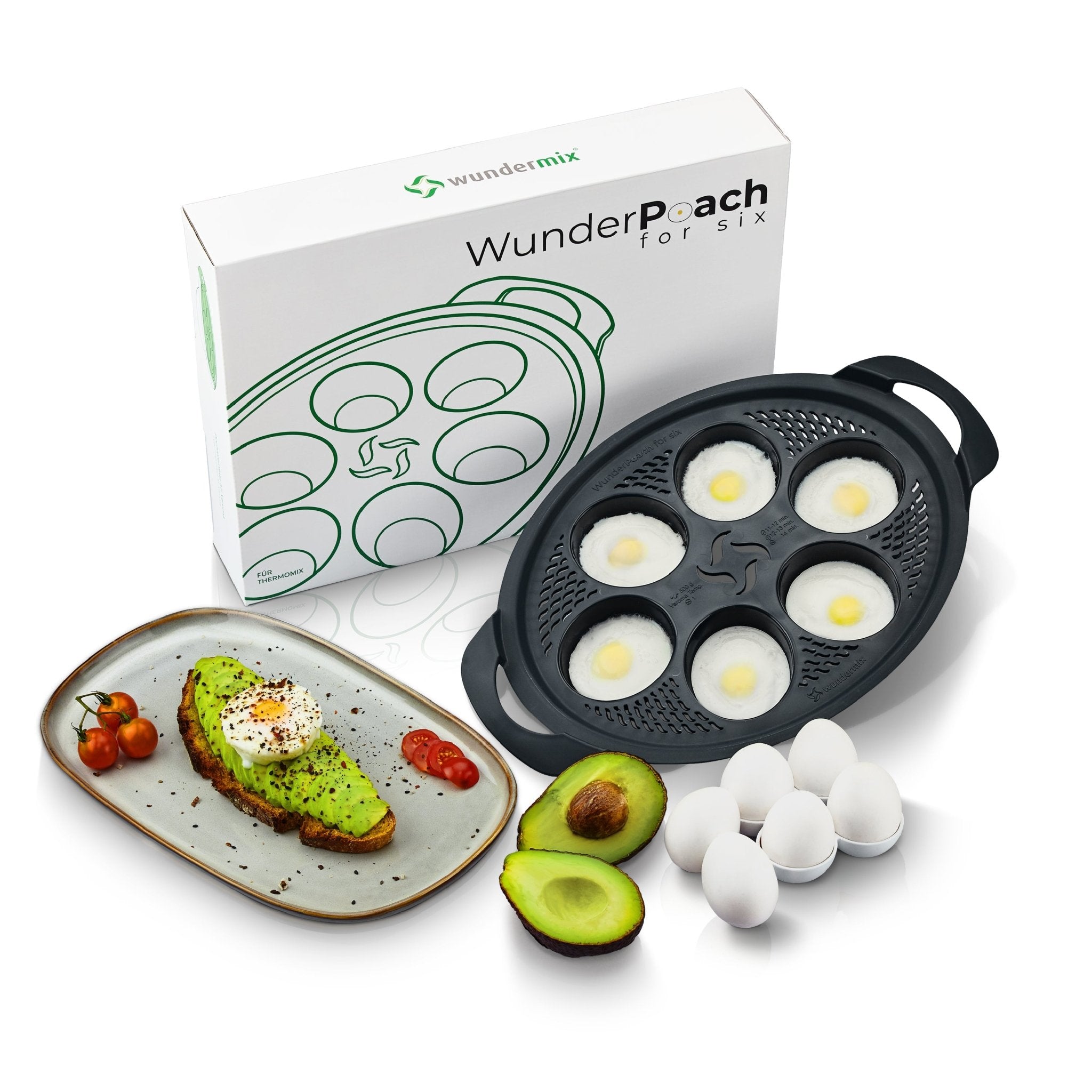 WunderPoach® for six | Eierpochiereinsatz für Varoma - Wundermix GmbH