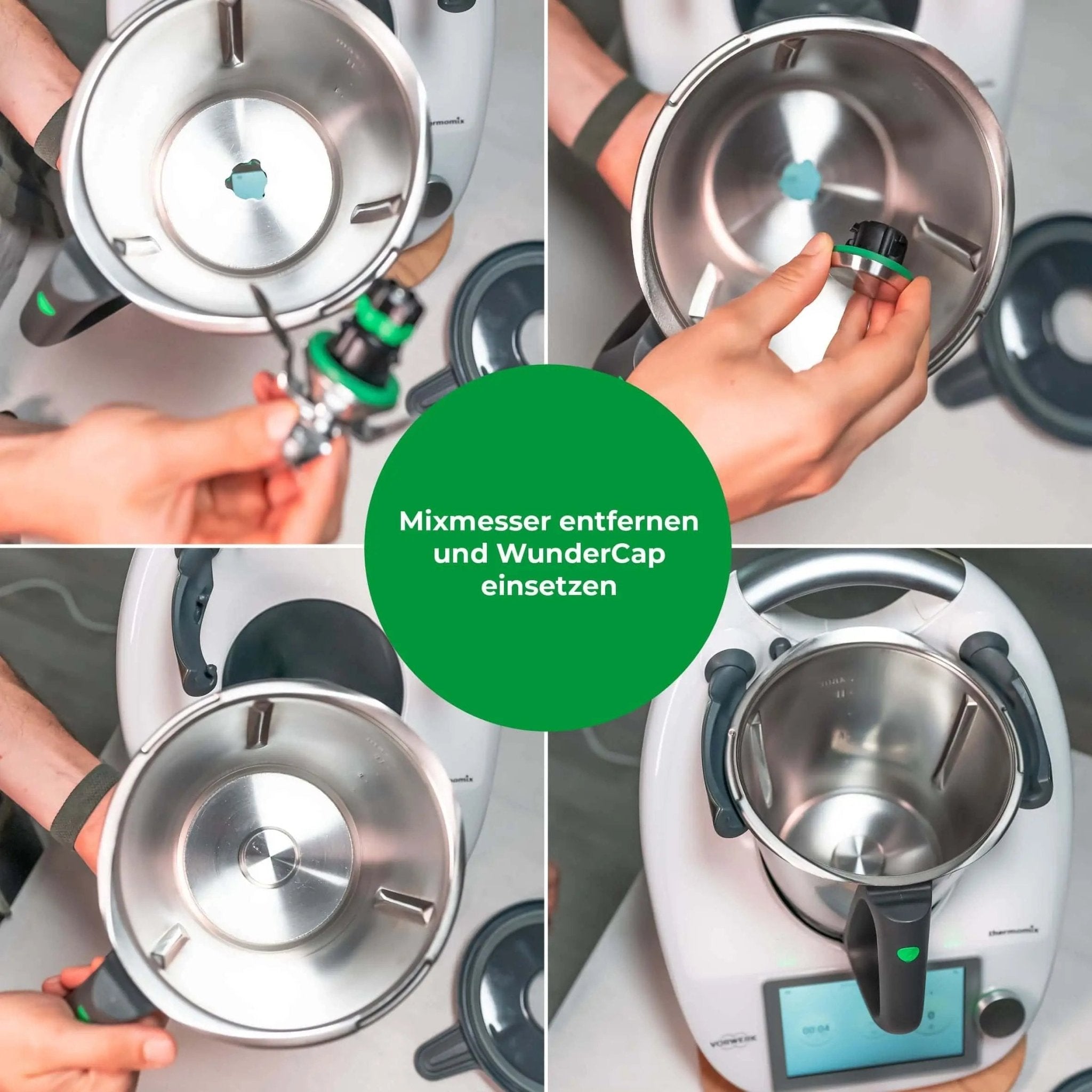 [B - Ware] WunderCap® | Der revolutionäre Thermomix - Messerersatz - Wundermix GmbH