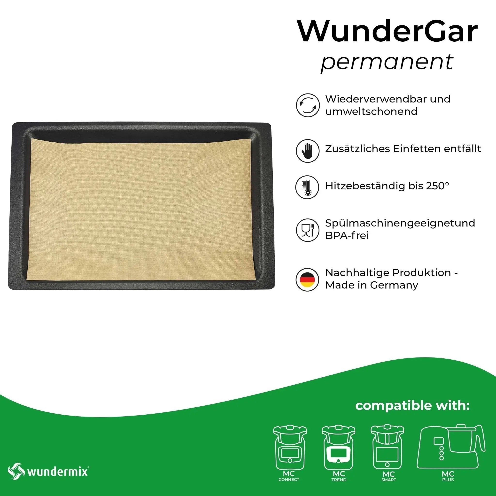 WunderGar® Permanent | Dauerbackfolie für den Backofen - Wundermix GmbH