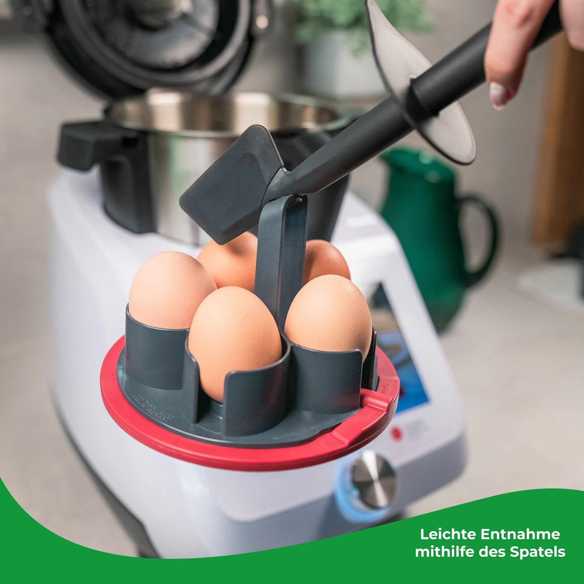 EggPro | Eierhalter-Aufsatz inkl. Träger für Monsieur Cuisine Smart, Trend, Connect - Wundermix GmbH