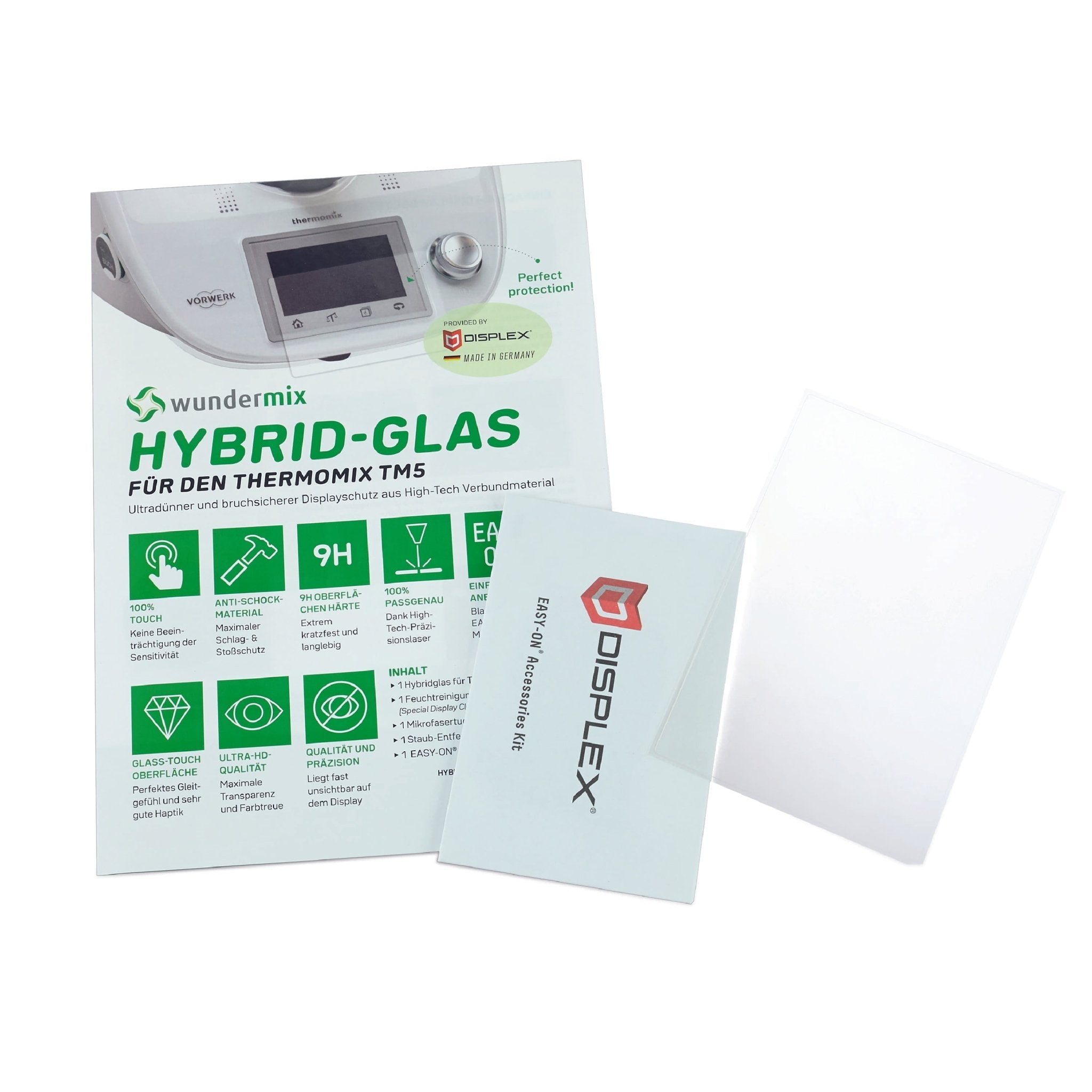 WunderScreen® Hybrid-Glas Displayschutz für Thermomix TM5 - Wundermix GmbH